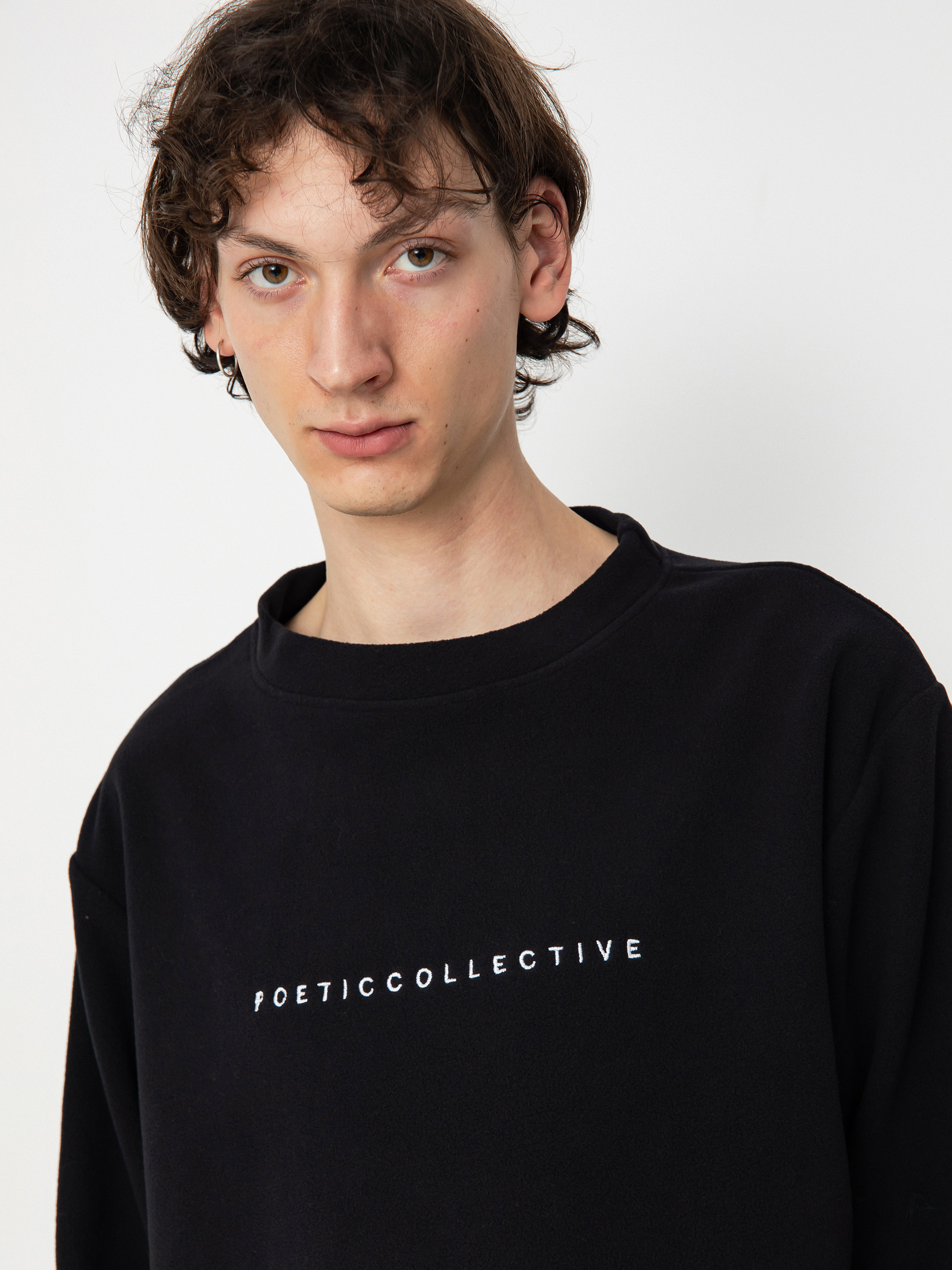 Hanorac Poetic Collective Fleece Crew (black)