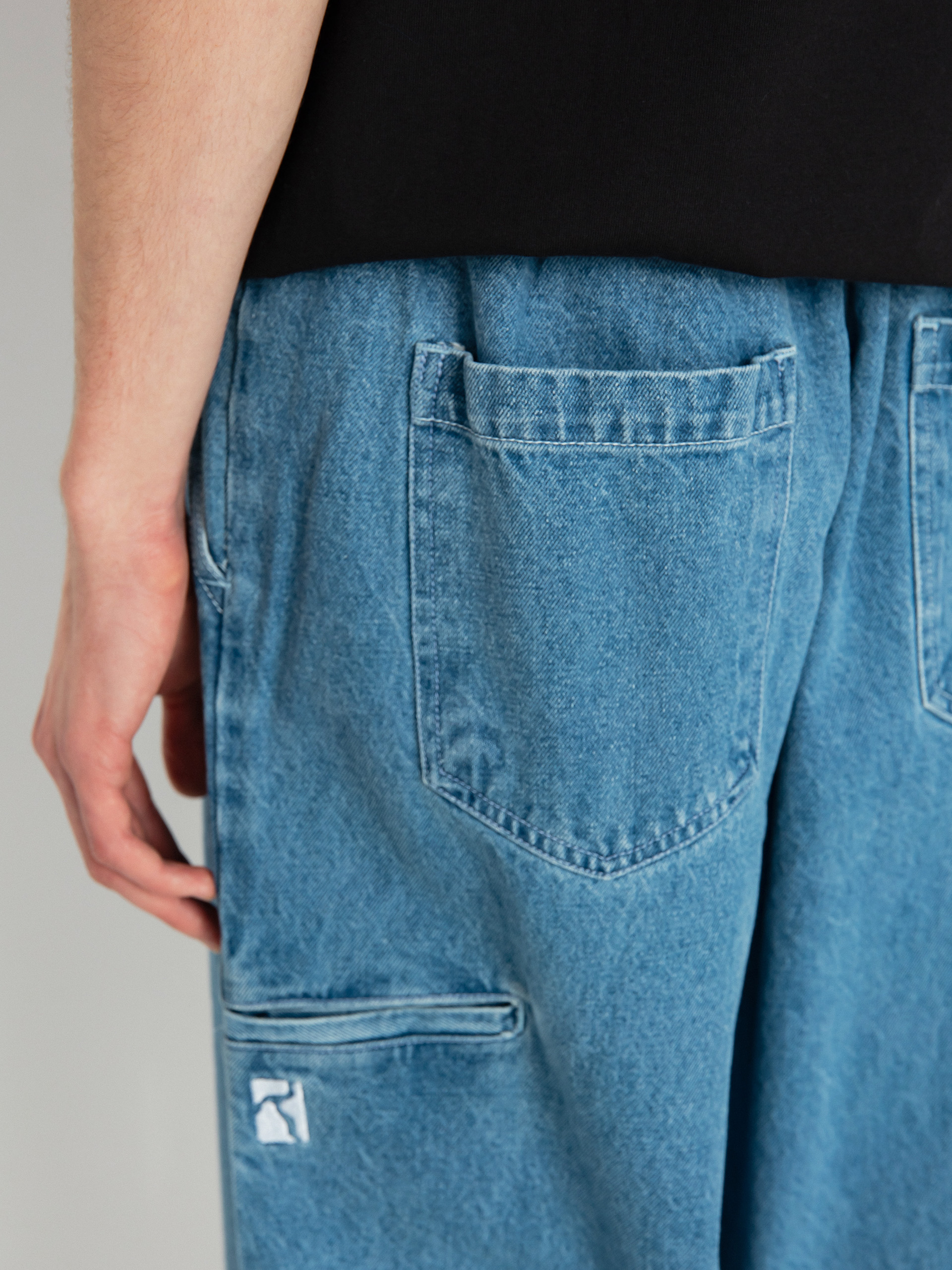 Pantaloni Poetic Collective Ballon (light denim)