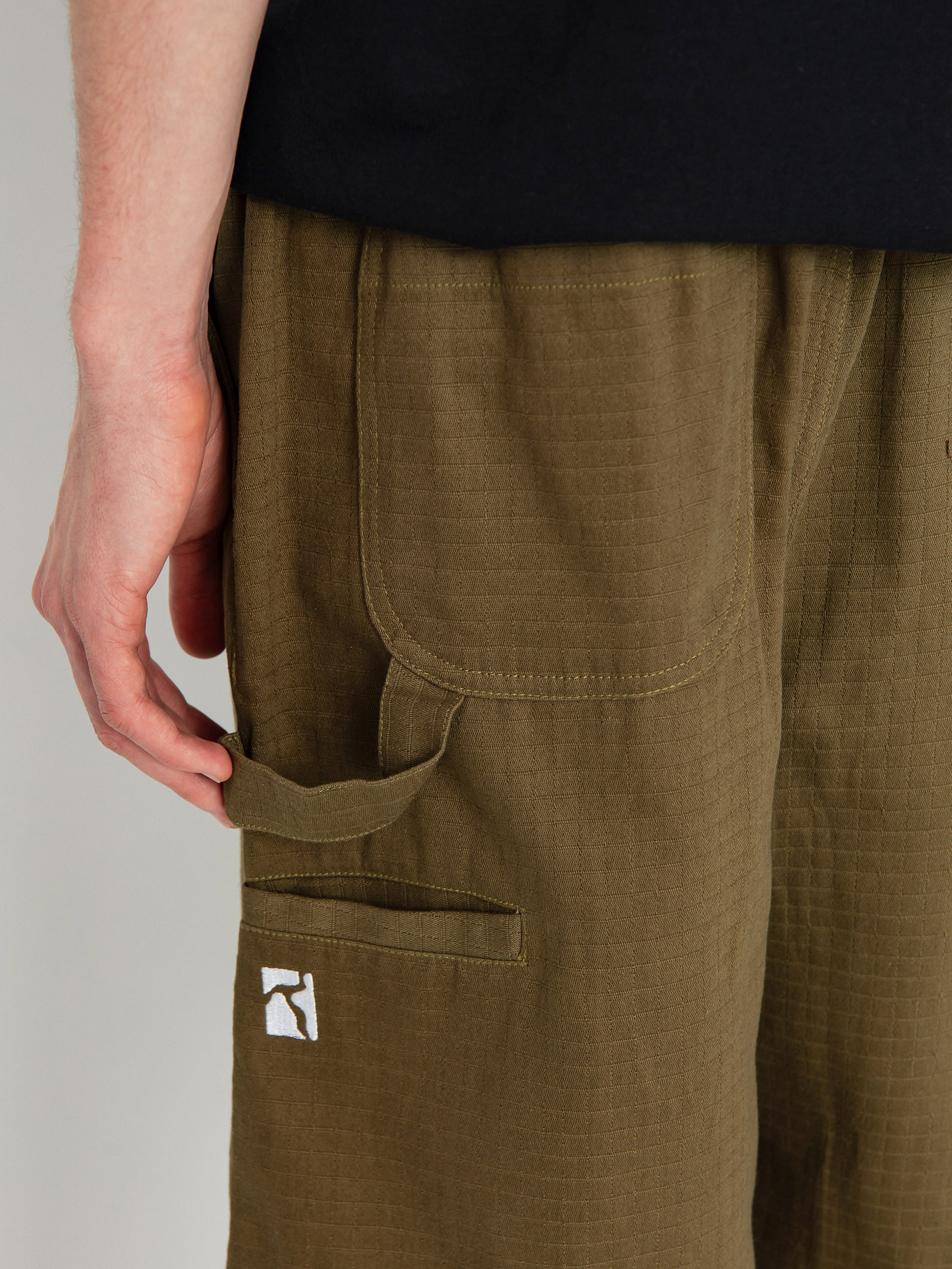 Pantaloni Poetic Collective Sculptor OTD (olive ripstop)