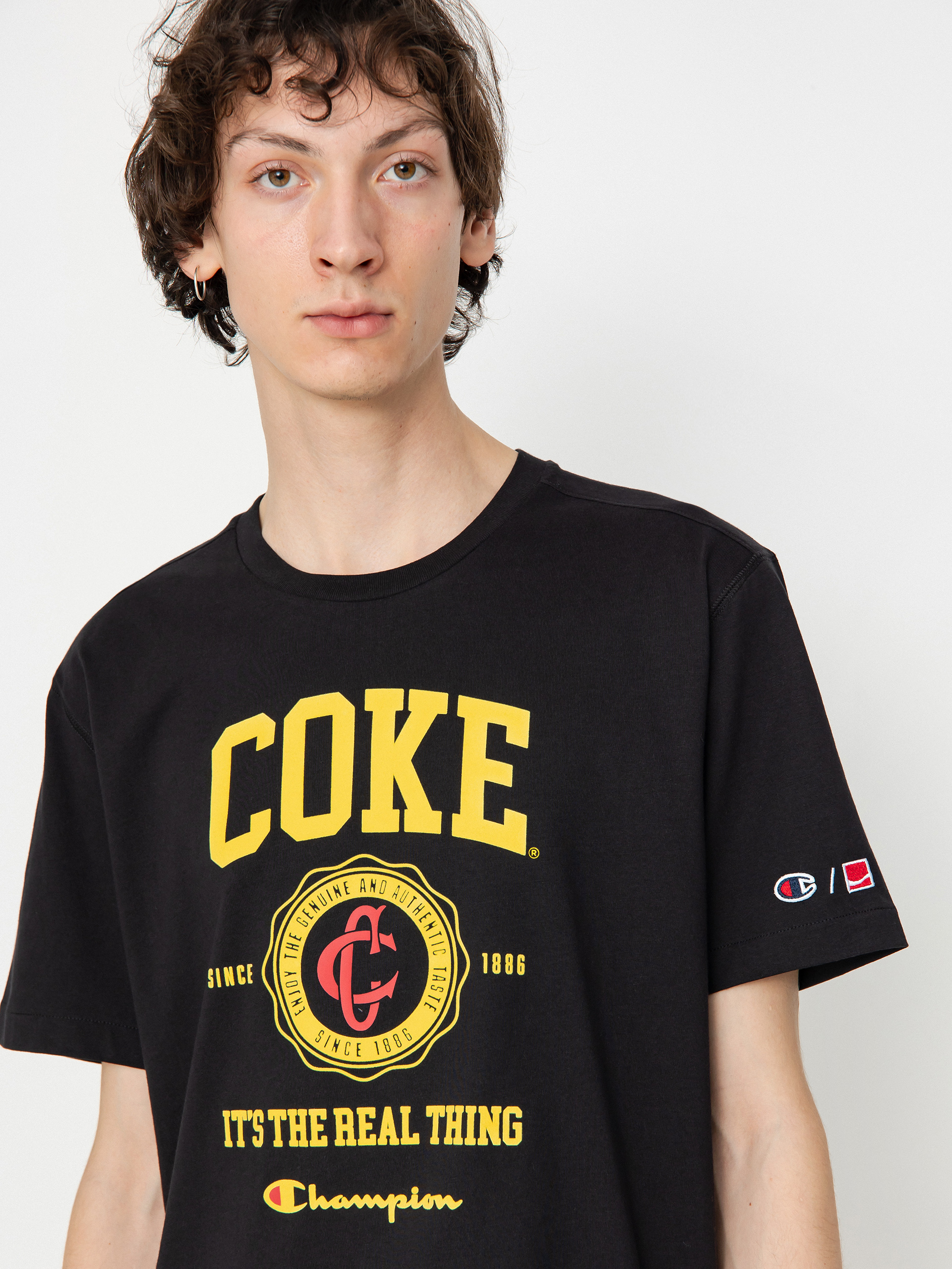 Tricou Champion X Coca Cola Crewneck T-Shirt 220183 (nbk)
