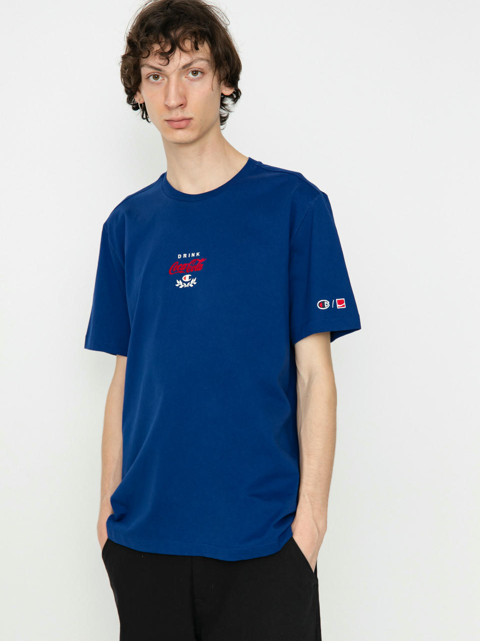 Tricou Champion X Coca Cola Crewneck T-Shirt 220184 (bwb)