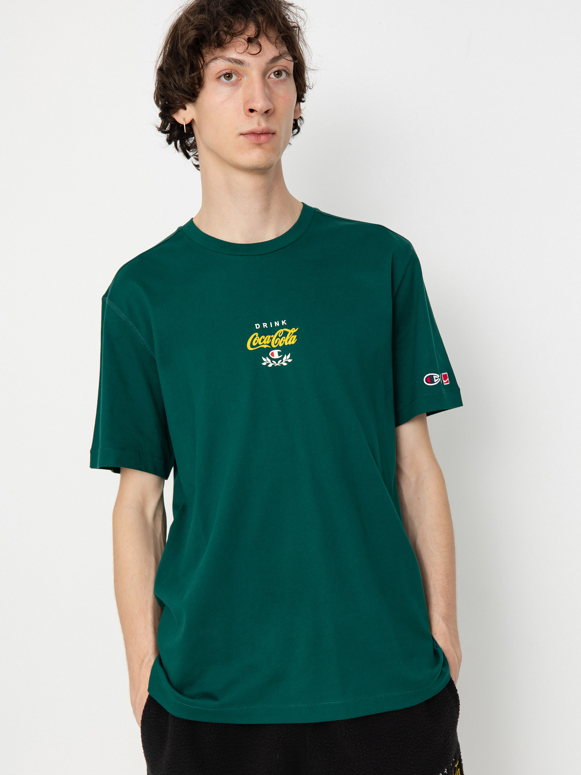 Tricou Champion X Coca Cola Crewneck T-Shirt 220184 (hlg)