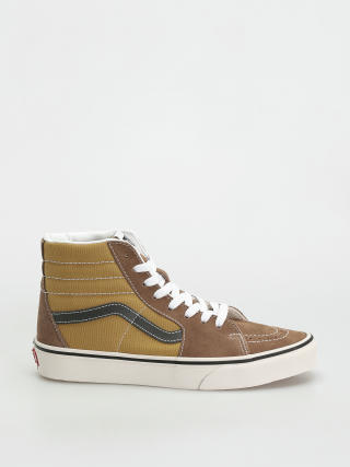 Pantofi Vans Sk8 Hi (canvas/suede pop brown/multi)