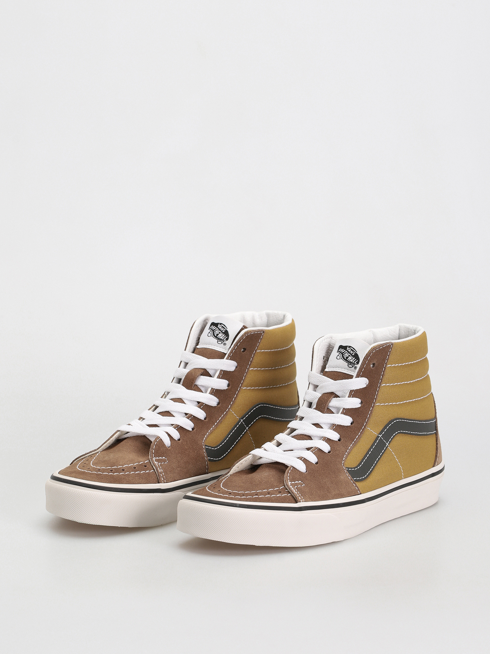 Pantofi Vans Sk8 Hi (canvas/suede pop brown/multi)
