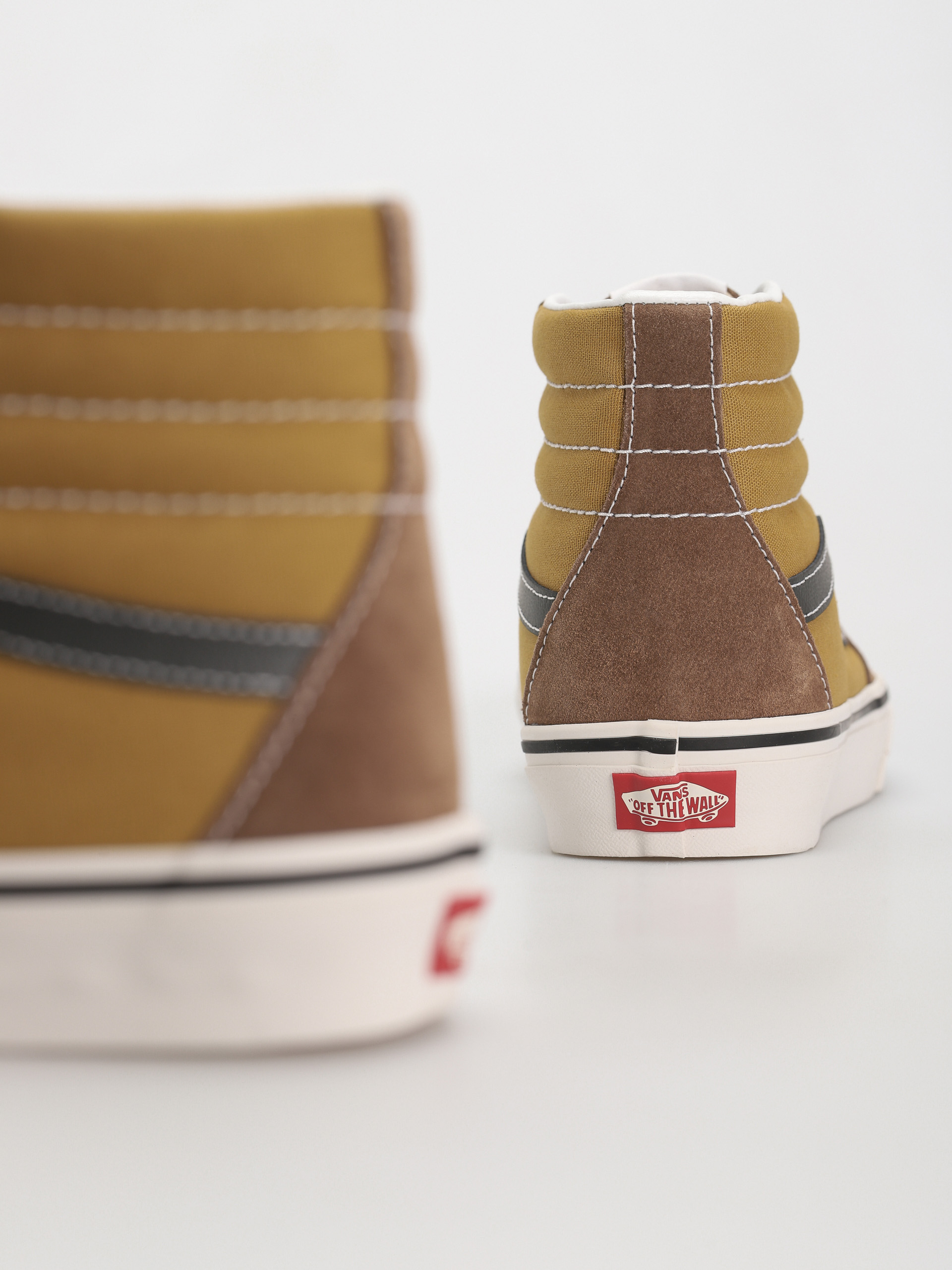 Pantofi Vans Sk8 Hi (canvas/suede pop brown/multi)