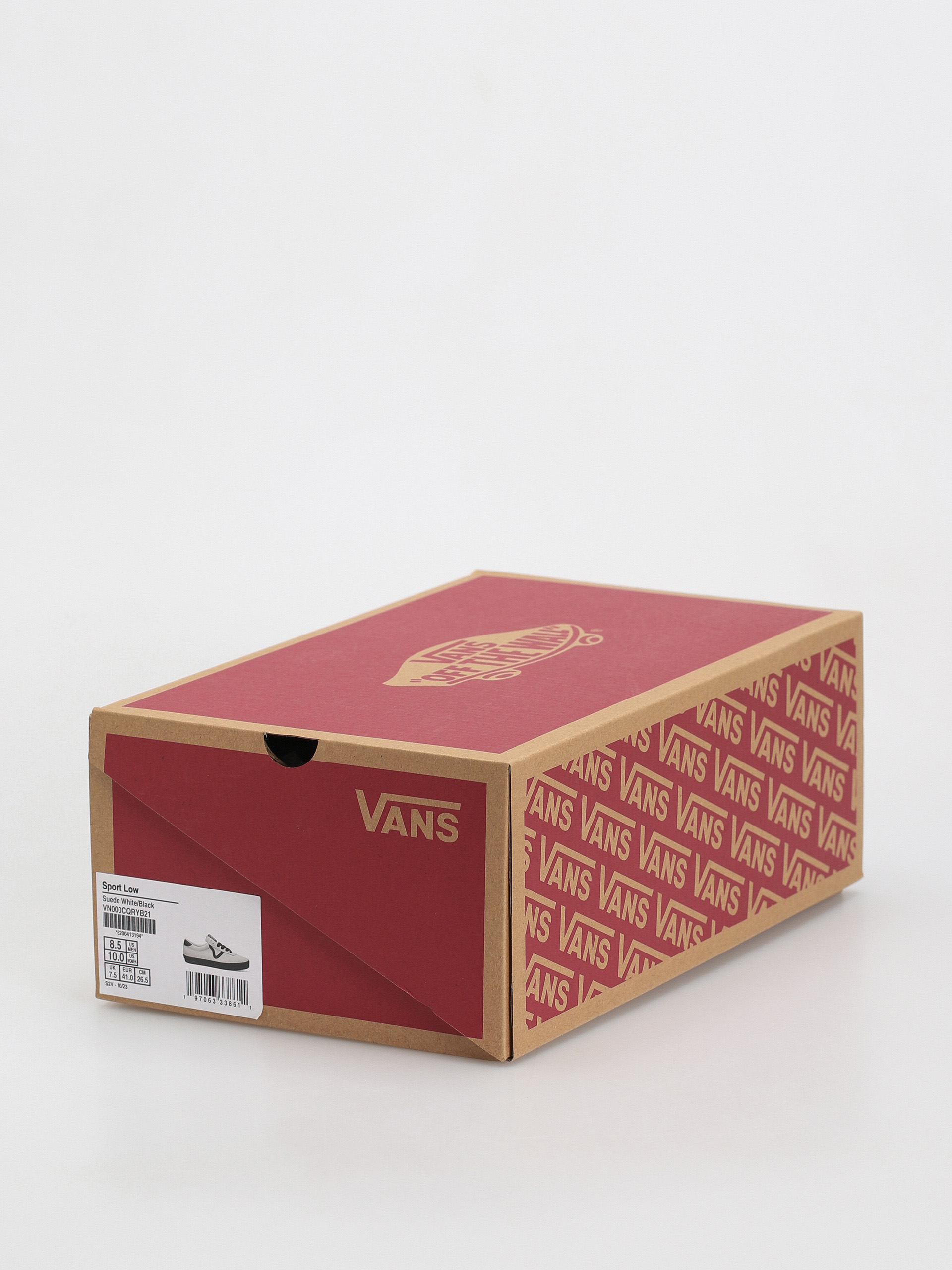 Pantofi Vans Sport Low (suede white/black)