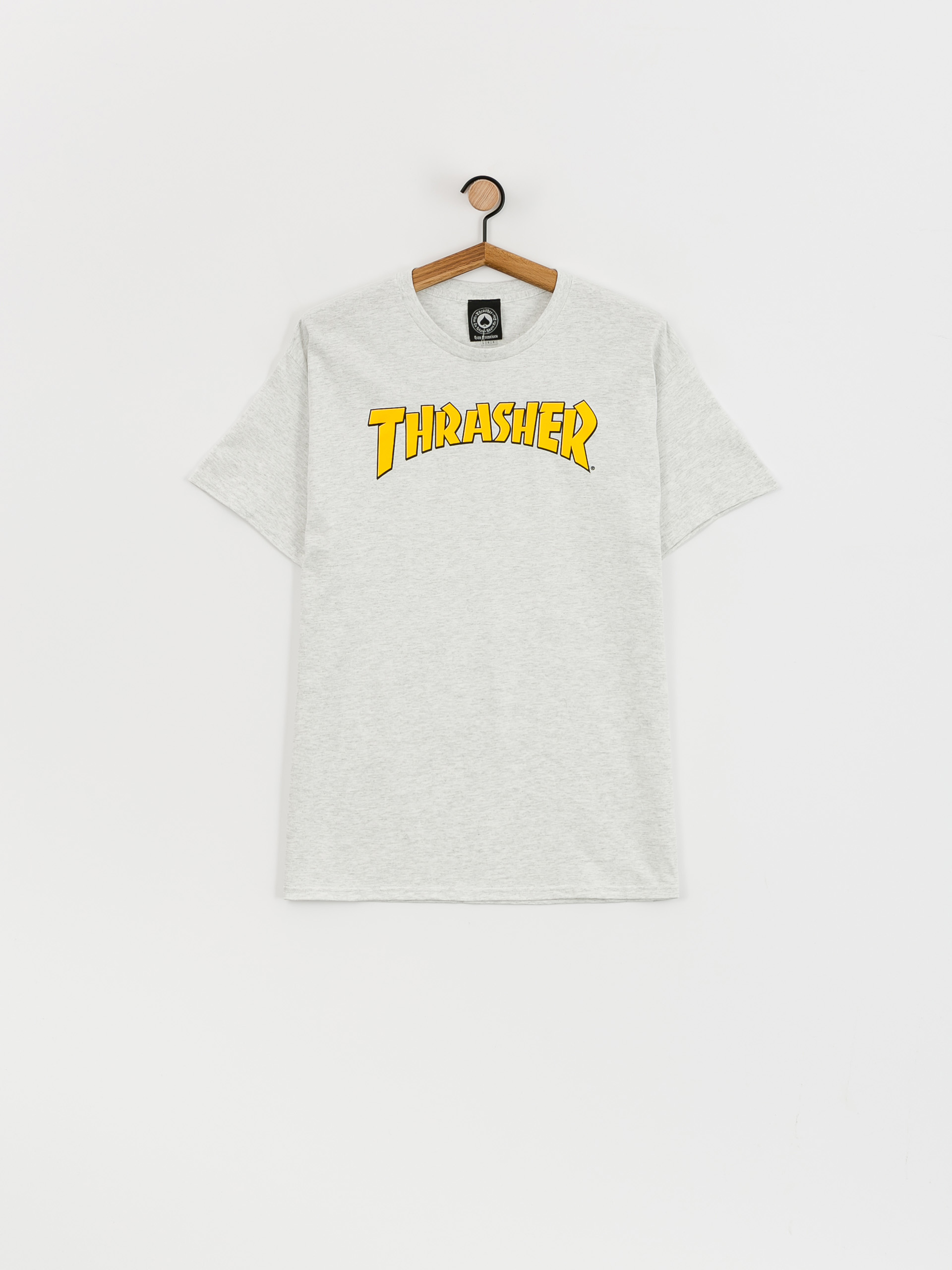 Tricou Thrasher Cover Logo (ash grey)