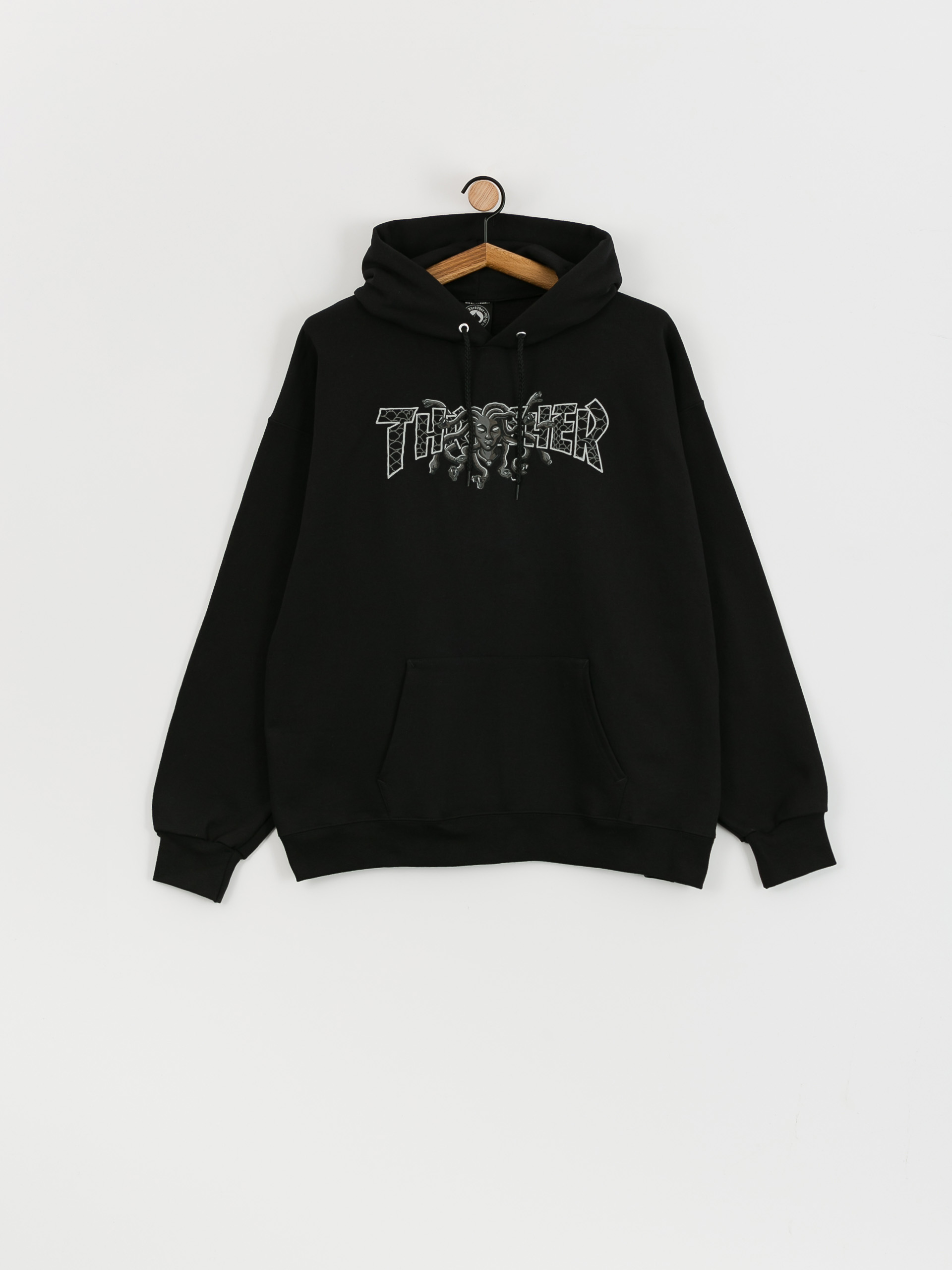 Hanorac cu glugă Thrasher Medusa HD (black)