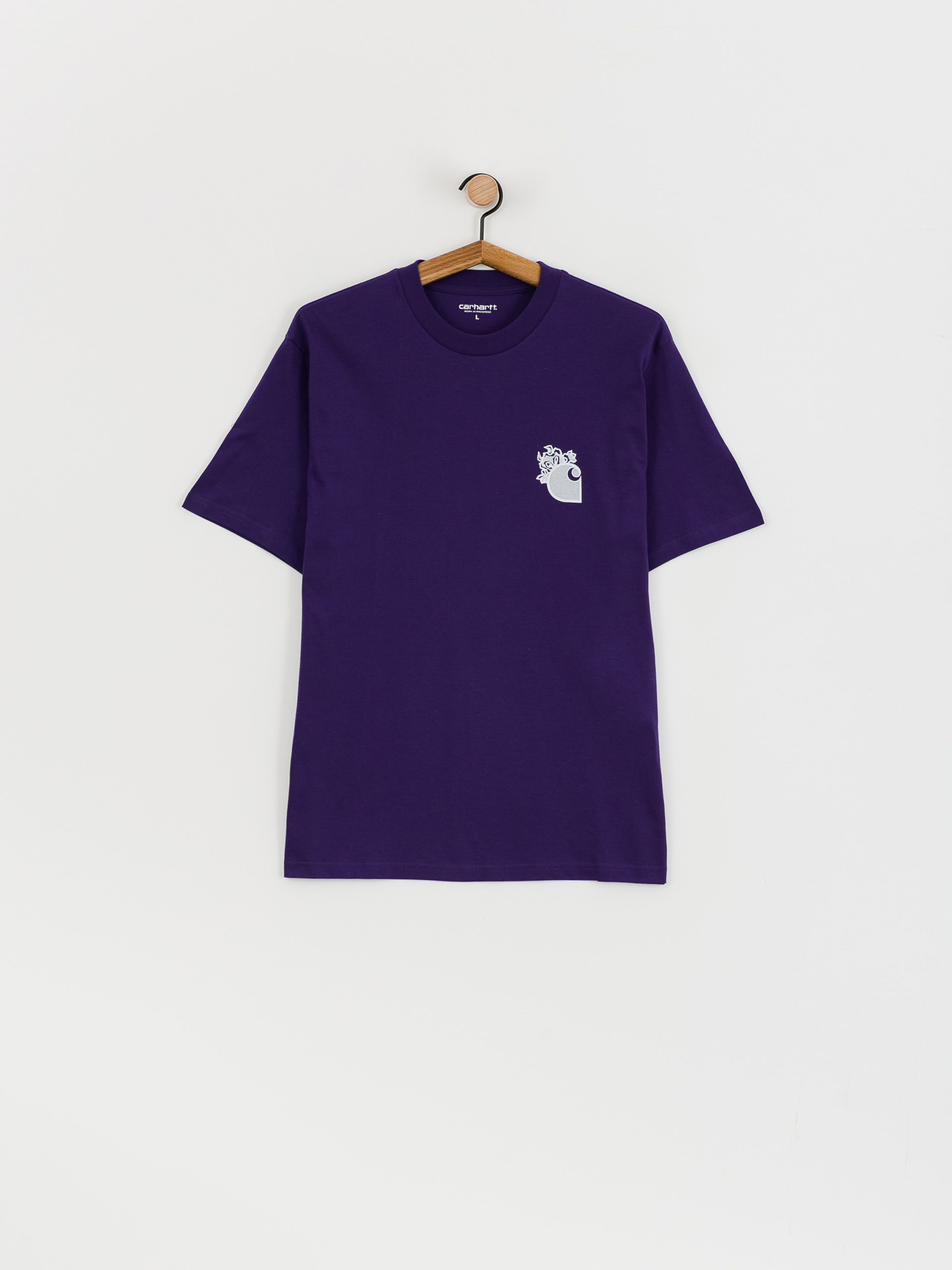 Tricou Carhartt WIP Little Hellraiser (tyrian/white)