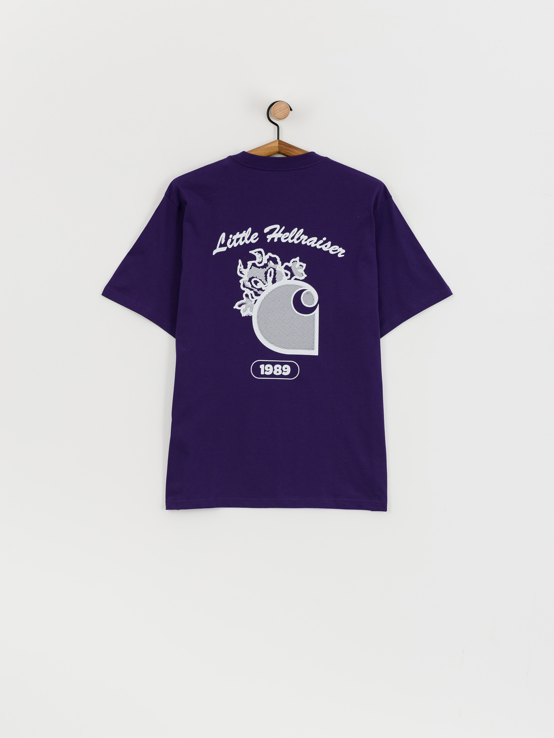 Tricou Carhartt WIP Little Hellraiser (tyrian/white)