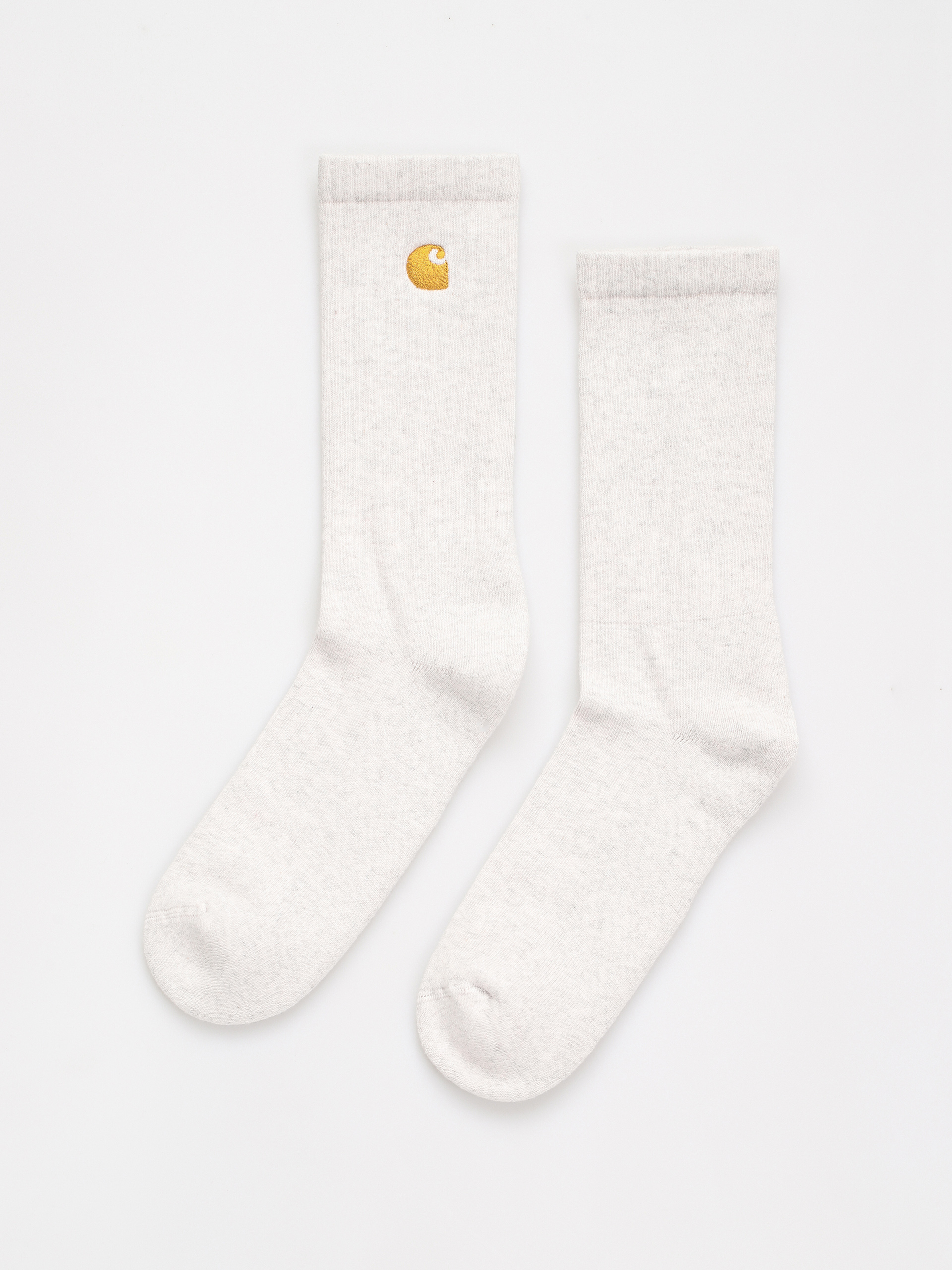 Șosete Carhartt WIP Chase (ash heather/gold)