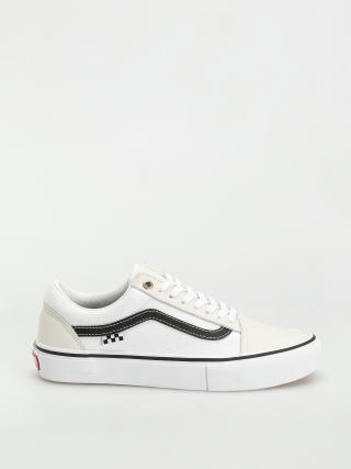 Pantofi Vans Skate Old Skool (leather white/white)