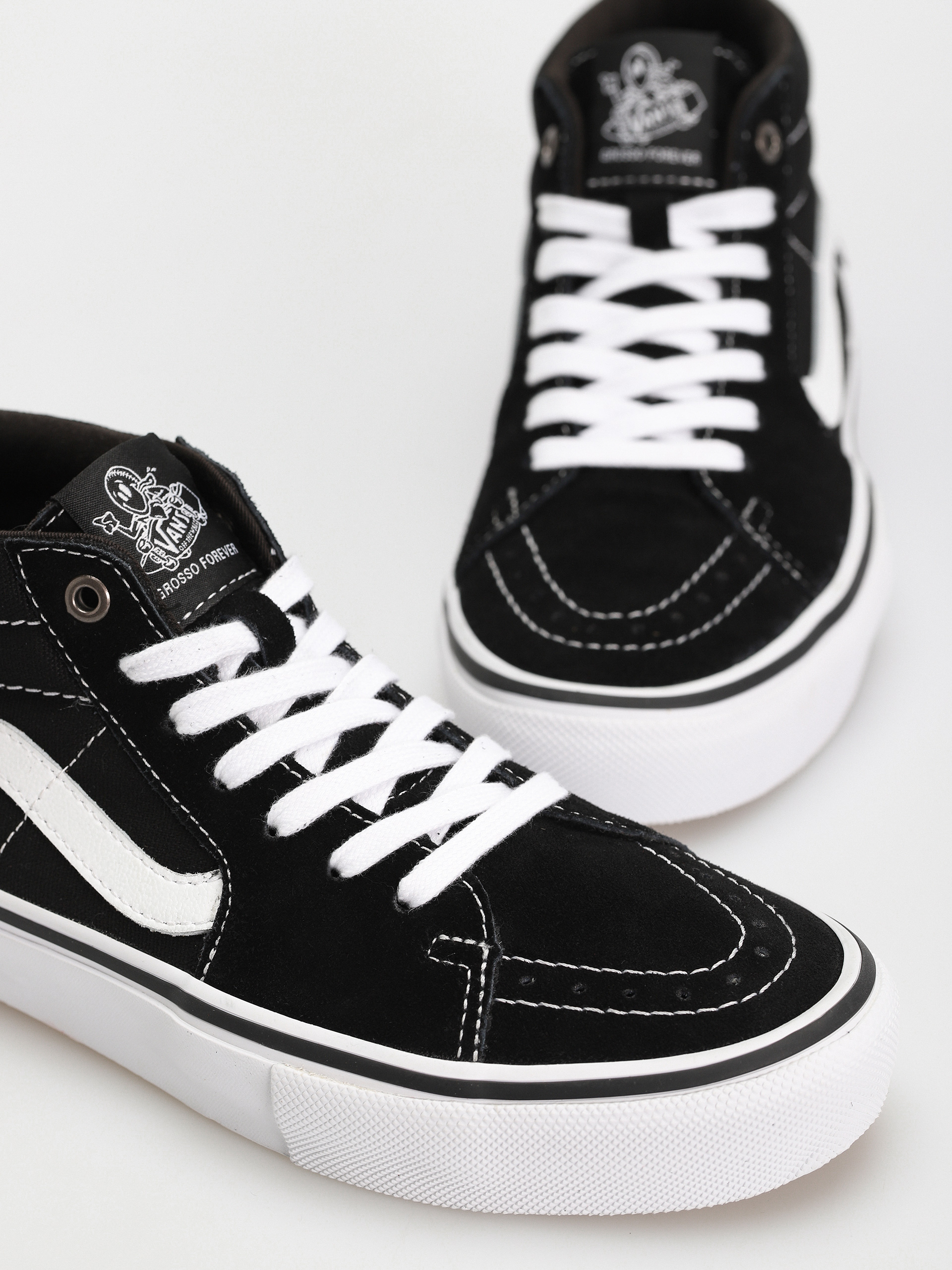 Pantofi Vans Skate Grosso Mid (black/white)