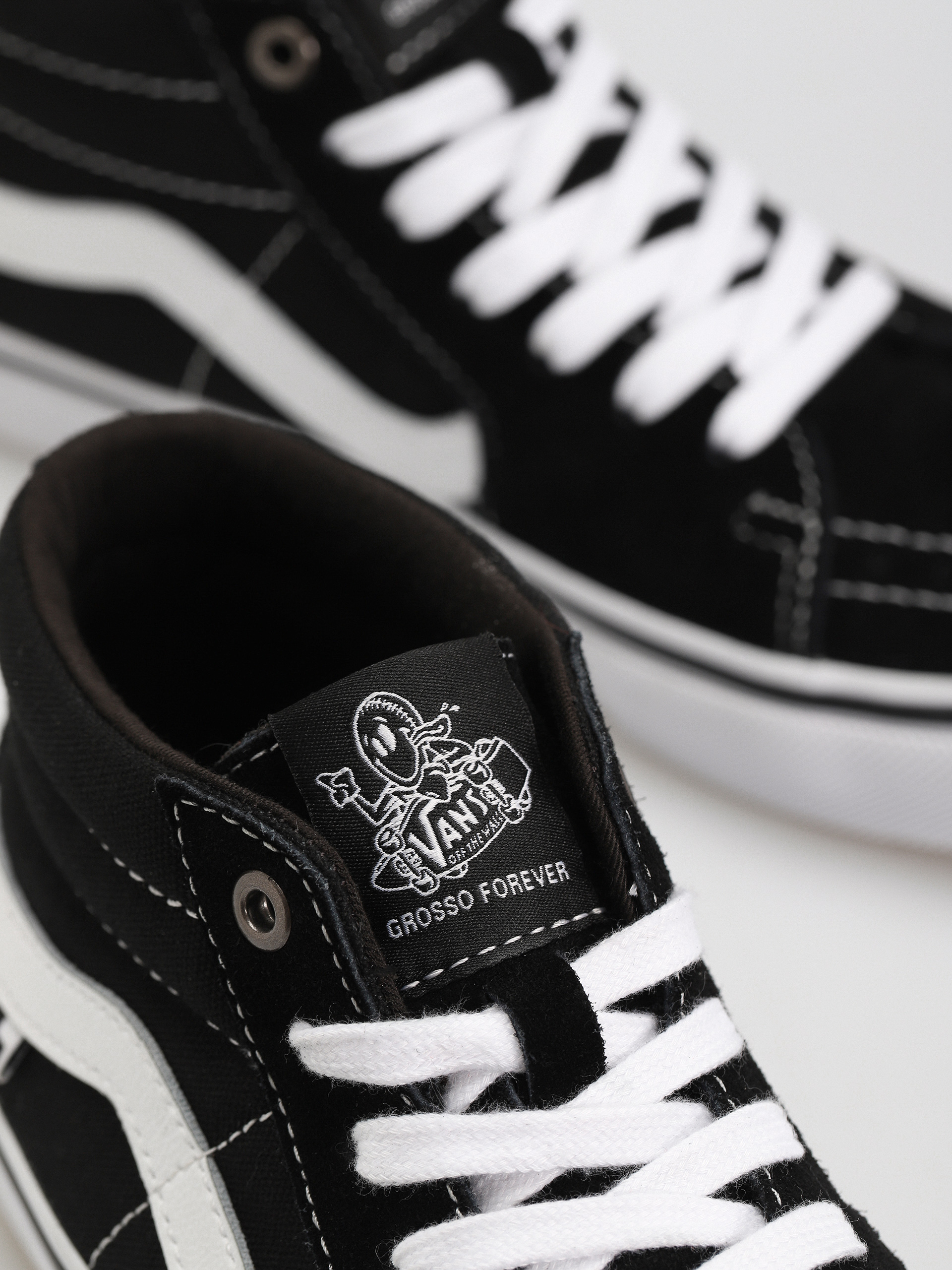 Pantofi Vans Skate Grosso Mid (black/white)