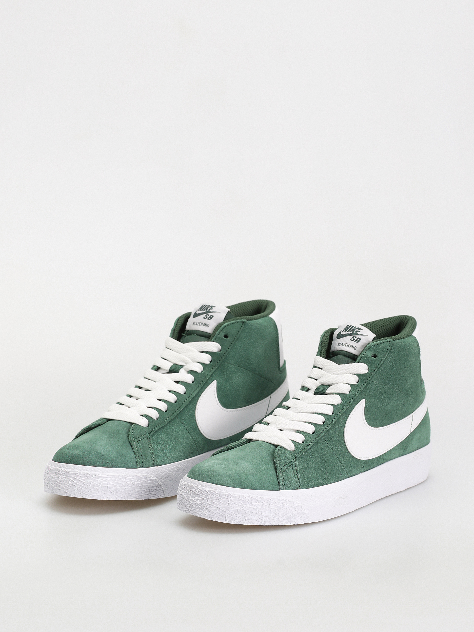 Pantofi Nike SB Zoom Blazer Mid (fir/white fir white)