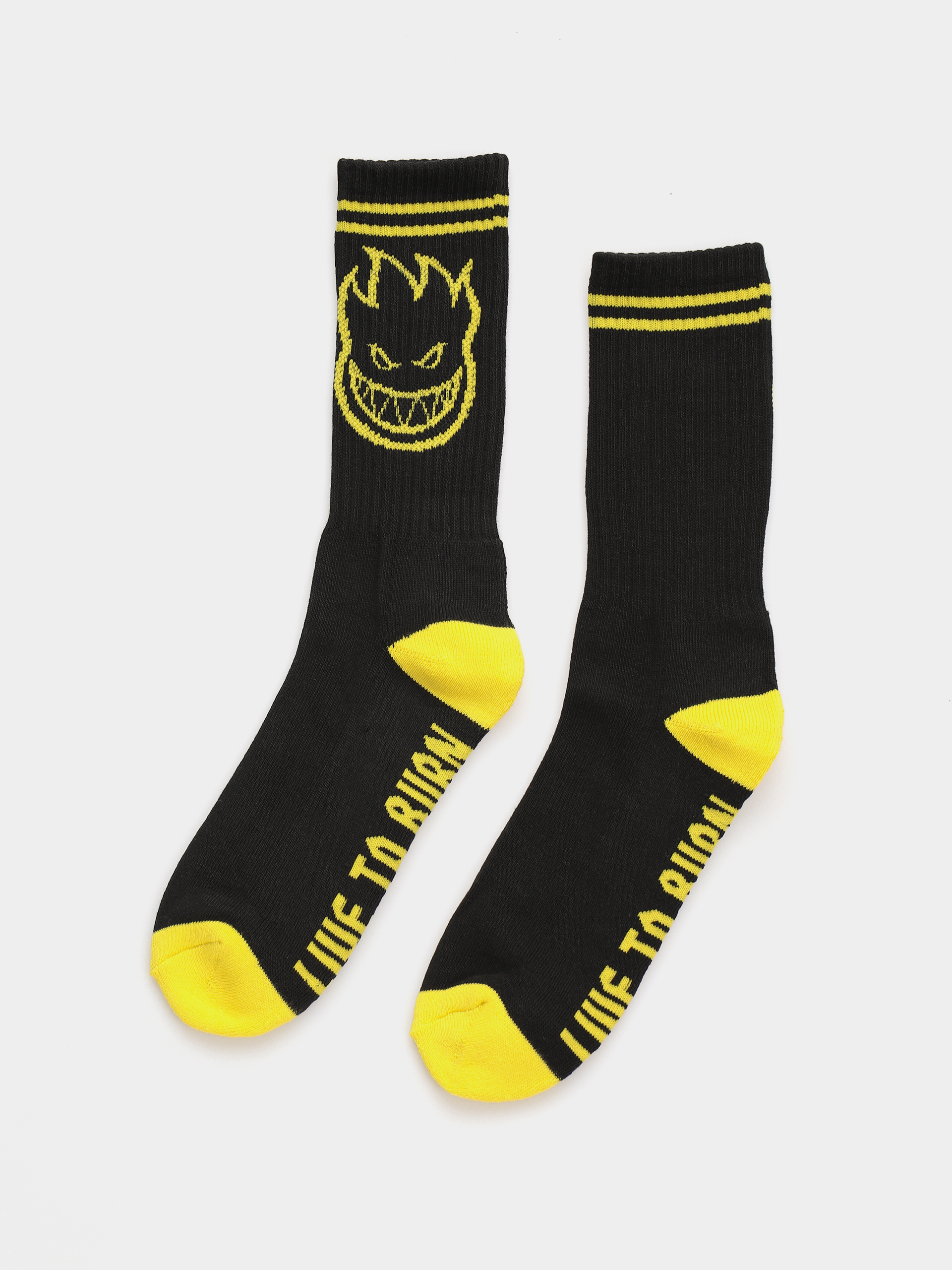 Șosete Spitfire Bighead (black/yellow)