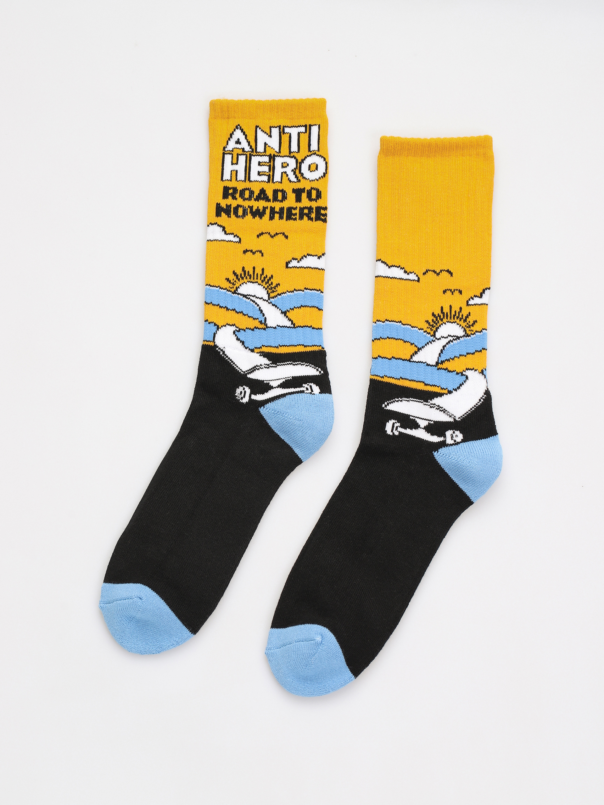 Șosete Antihero Road To Nowhere (black)
