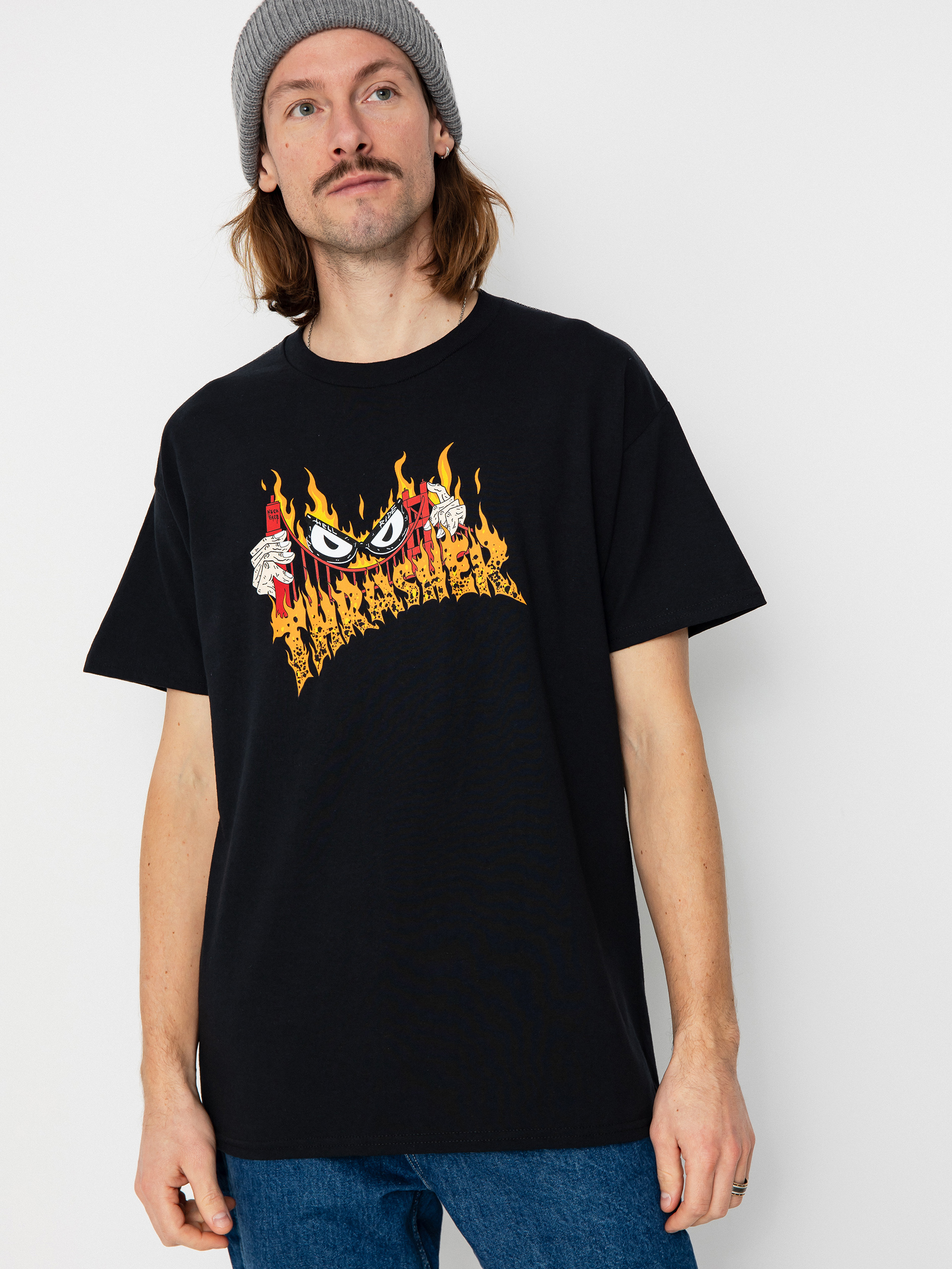 Tricou Thrasher Sucka Free By Neckface (black)