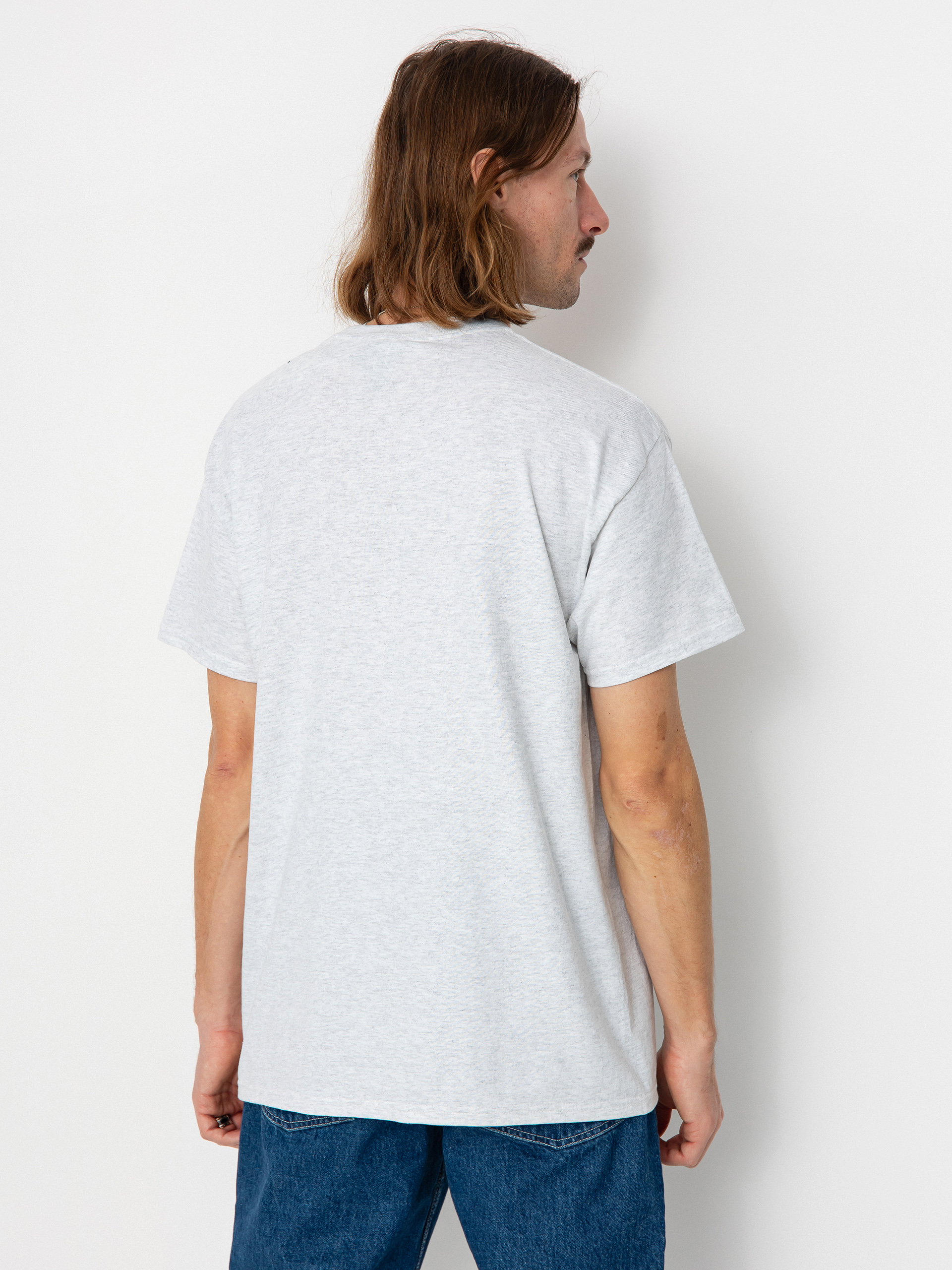 Tricou Thrasher Cover Logo (ash grey)