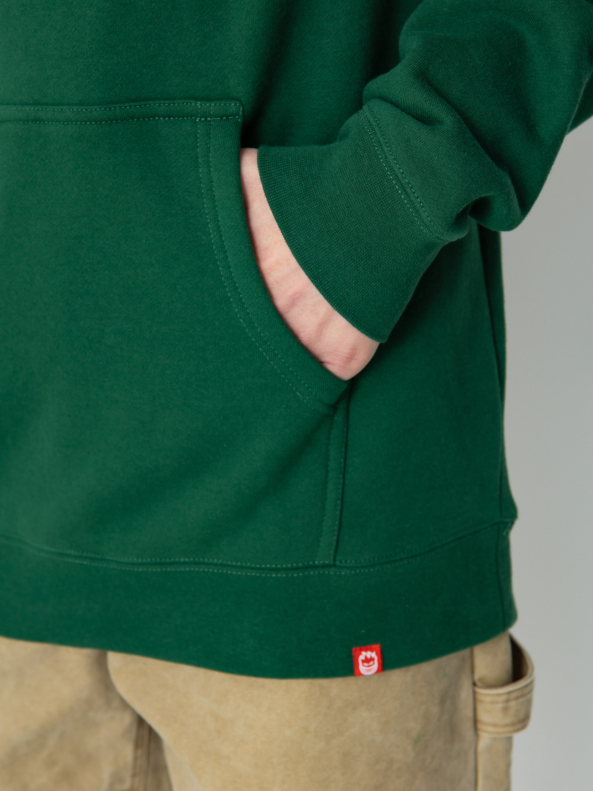 Hanorac cu glugă Spitfire Hell Hounds II HD (dark green)