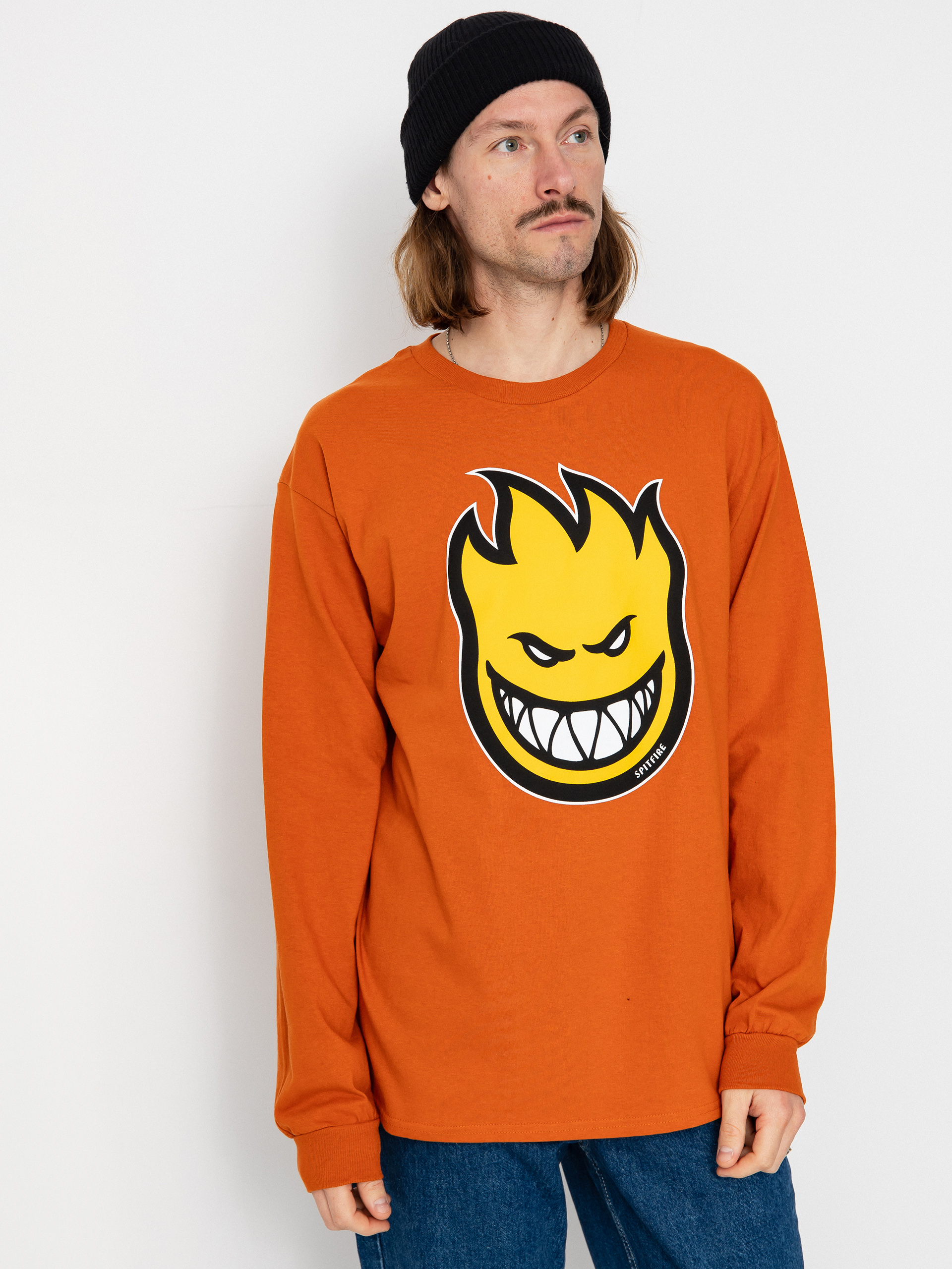 Longsleeve Spitfire Big Head Fill T (orange/gold)