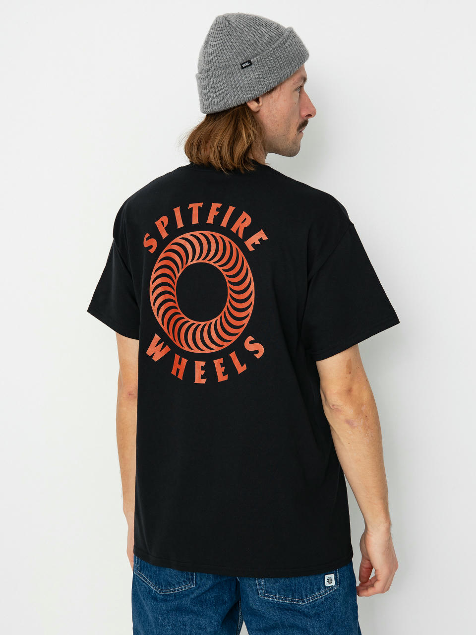 Tricou Spitfire Pocket Hlw Cls (black/orange)