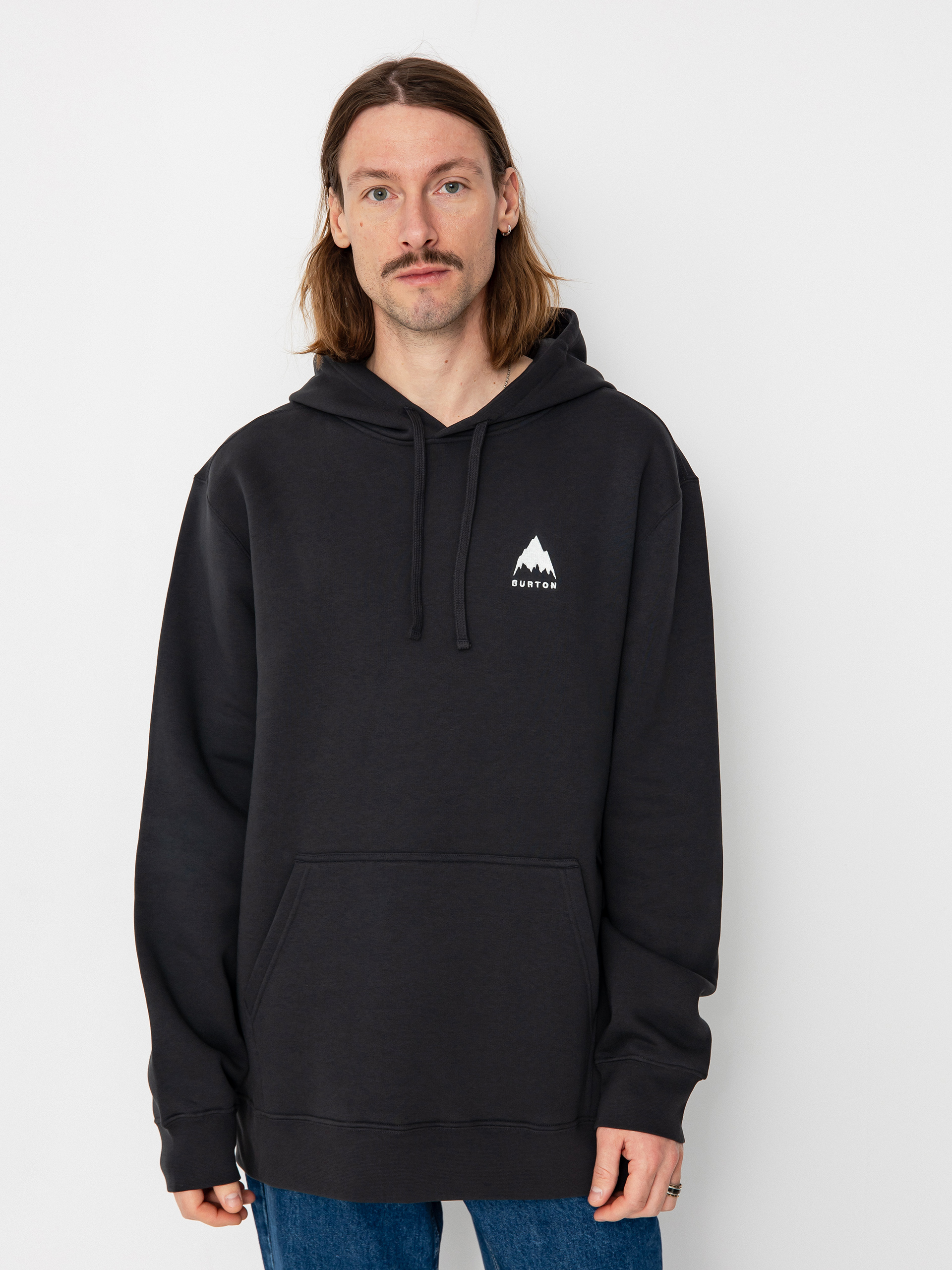 Hanorac cu glugă Burton Mountain HD (true black)