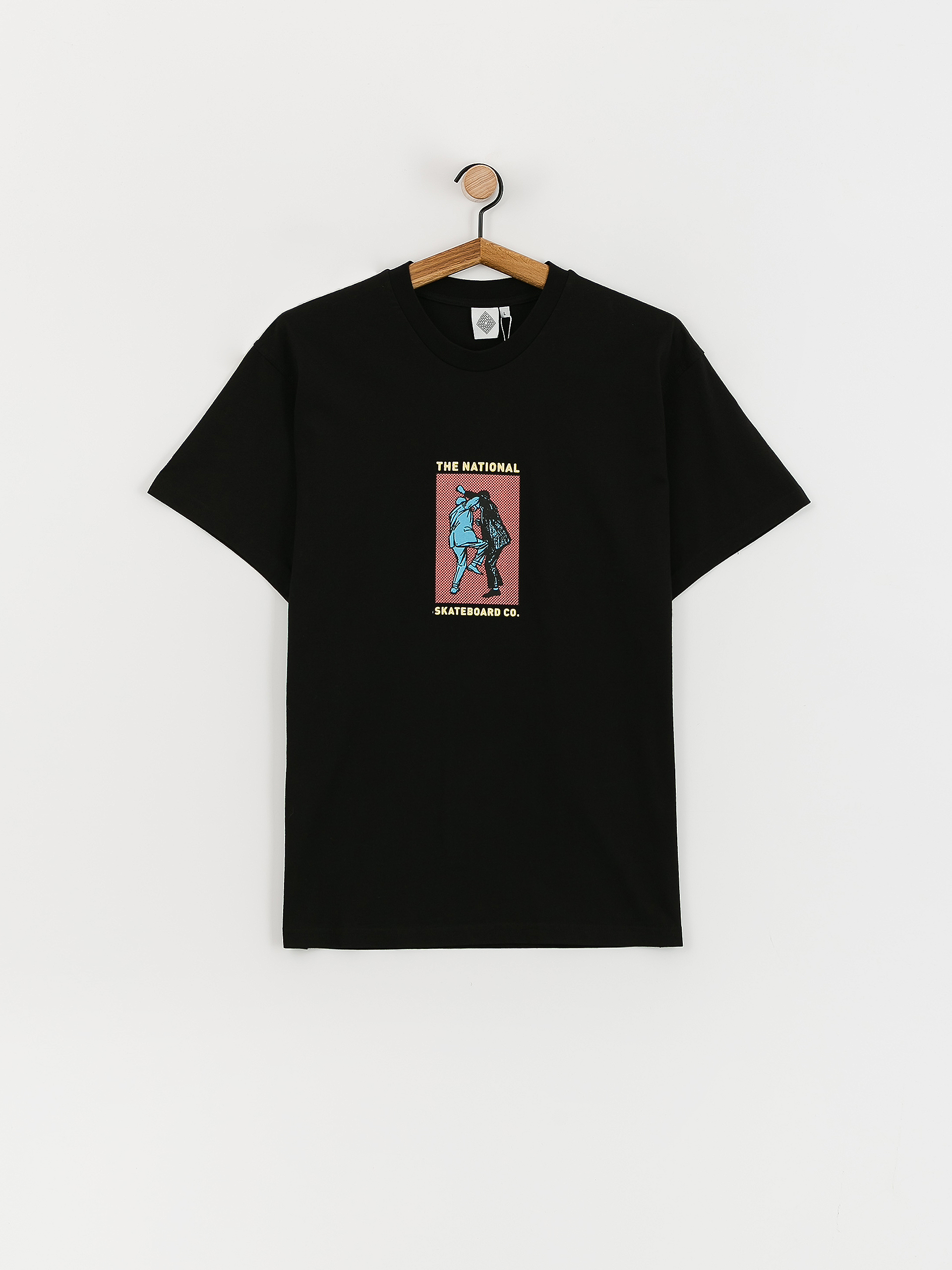 Tricou The National Skateboard Co Office Politics Prizefight (black)