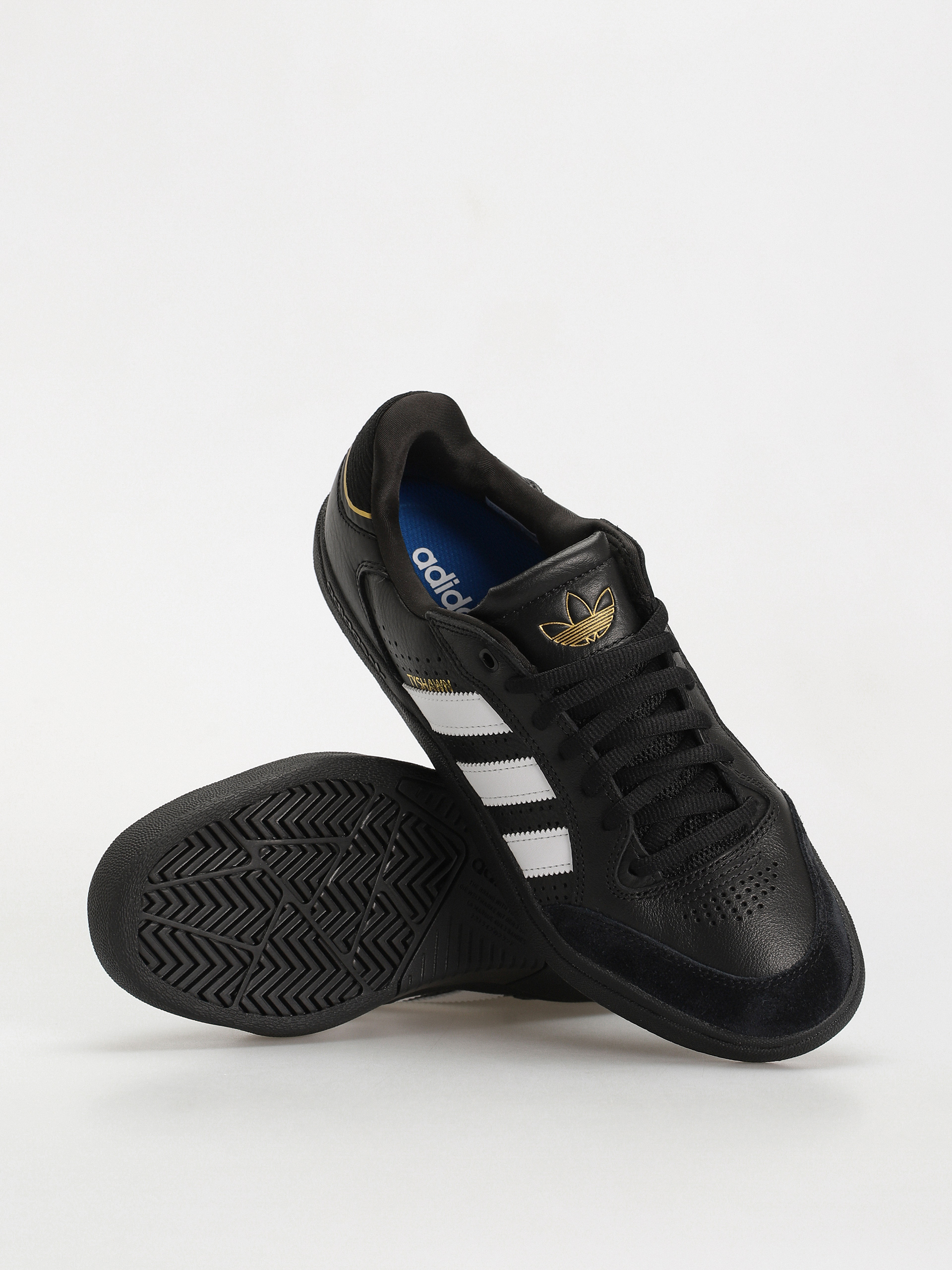 Pantofi adidas Tyshawn Low (cblack/ftwwht/goldmt)