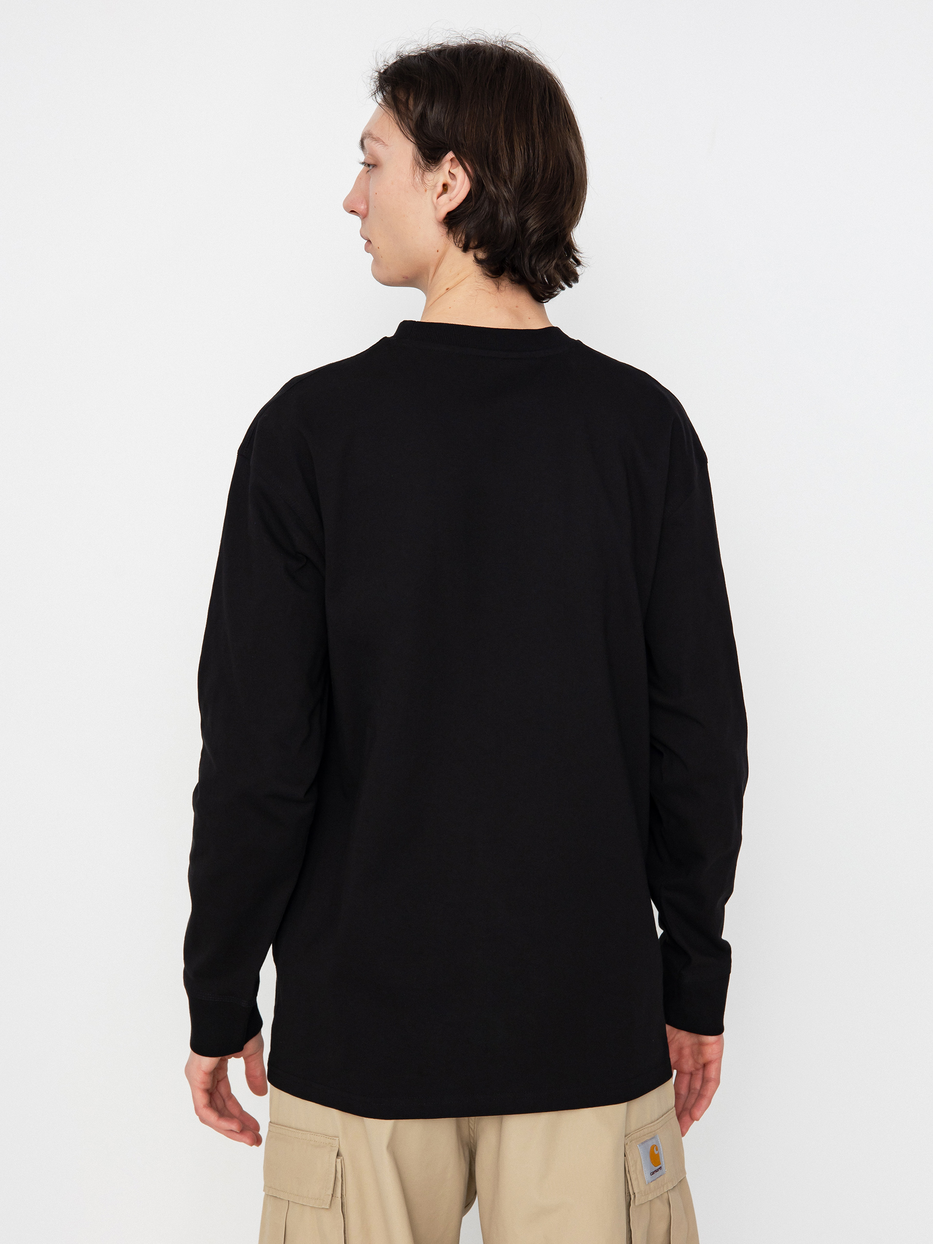 Longsleeve Carhartt WIP American Script (black)