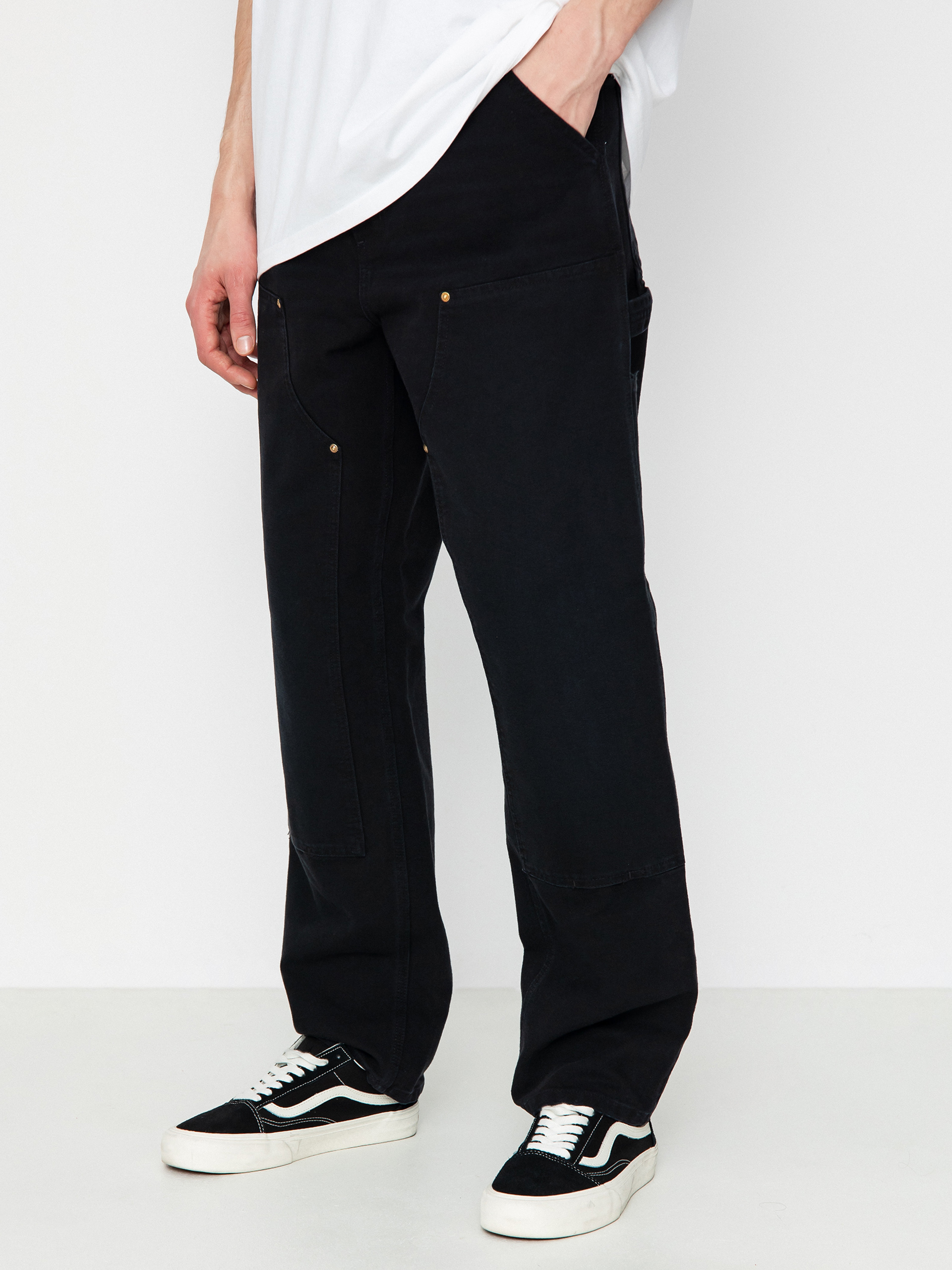 Pantaloni Carhartt WIP Double Knee (black)