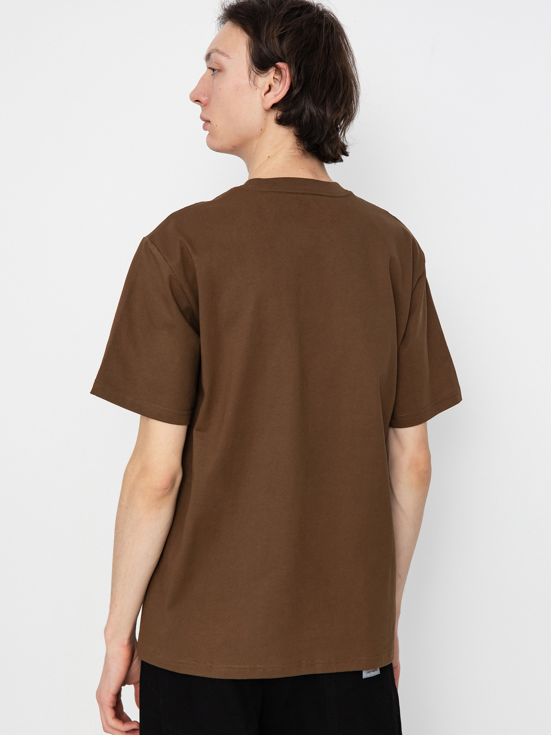 Tricou Carhartt WIP University (lumber/white)