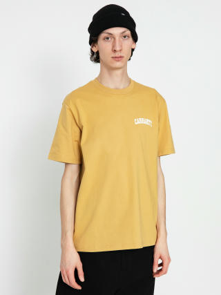 Tricou Carhartt WIP University Script (bourbon/white)