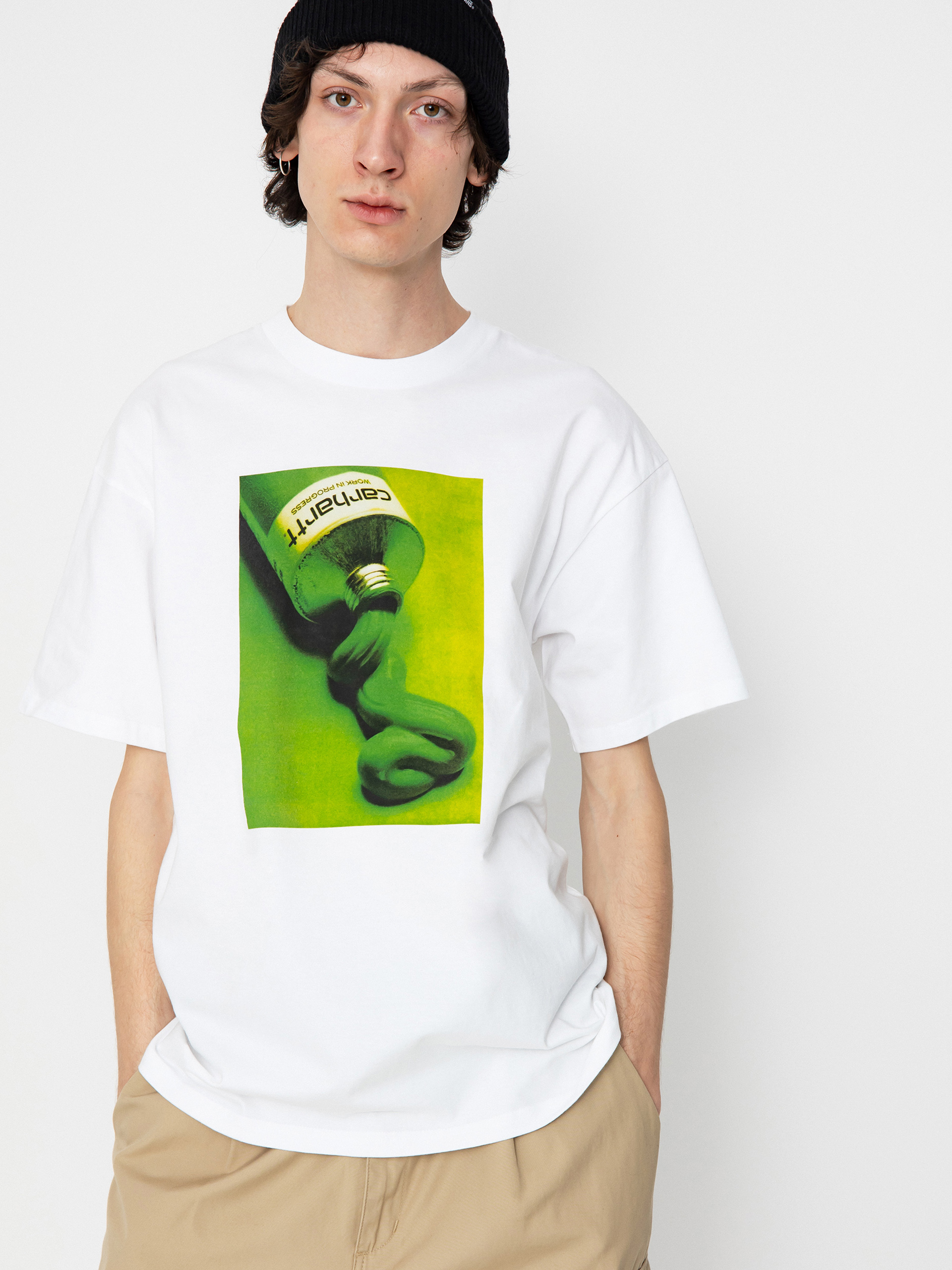 Tricou Carhartt WIP Tube (white)