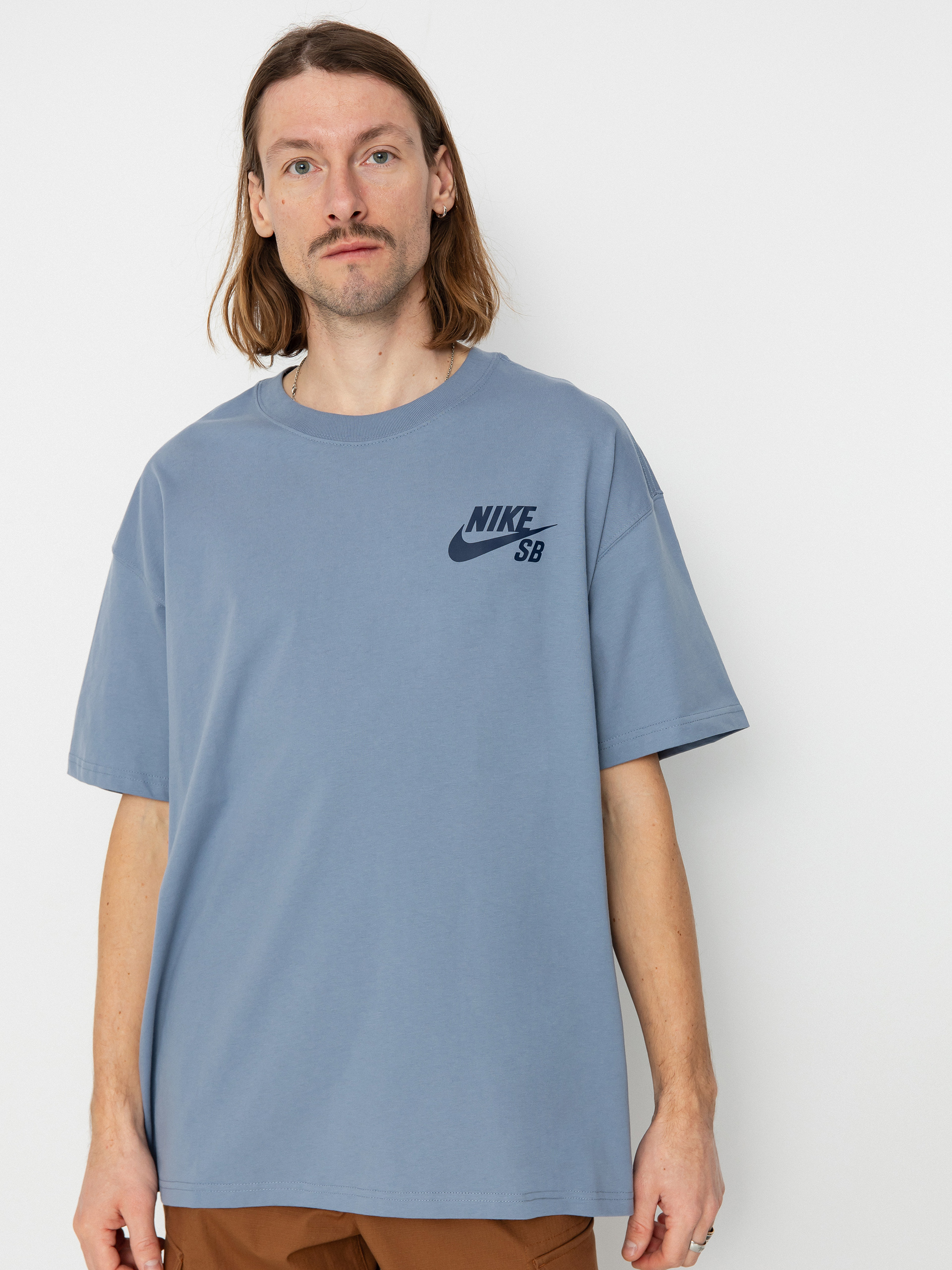 Tricou Nike SB Logo LBR (ashen slate)