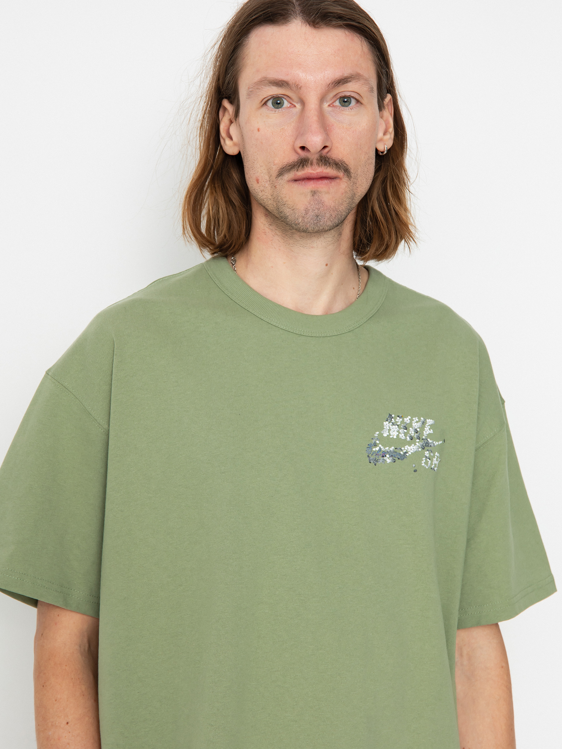 Tricou Nike SB M90 Sust Yuto (oil green)