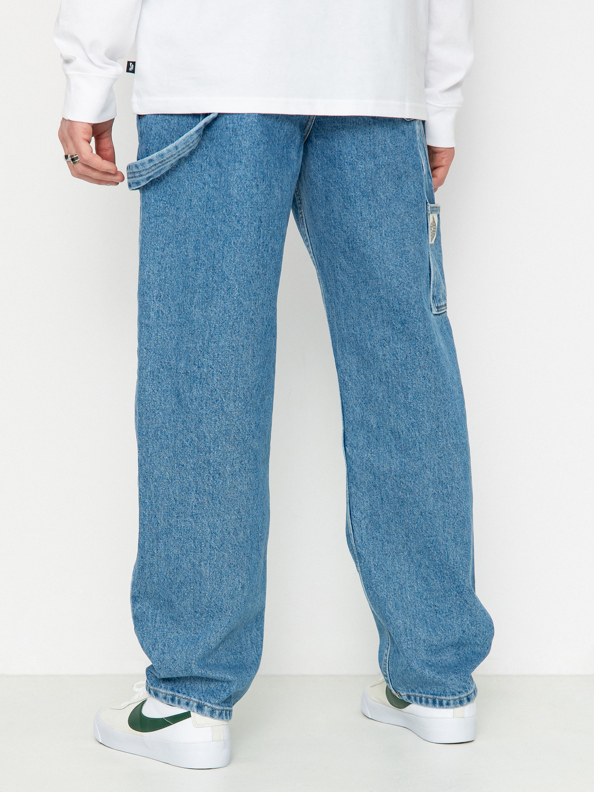 Pantaloni The National Skateboard Co Boreray Carpenter Jeans (washed blue)