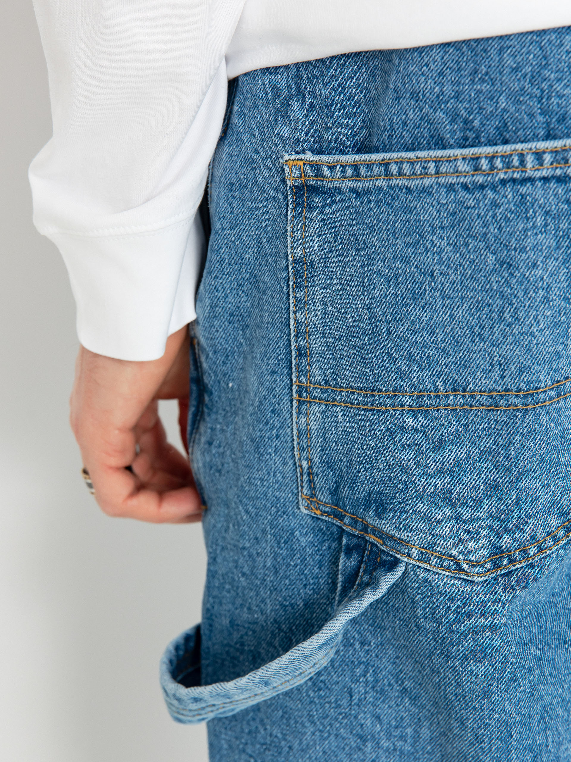 Pantaloni The National Skateboard Co Boreray Carpenter Jeans (washed blue)