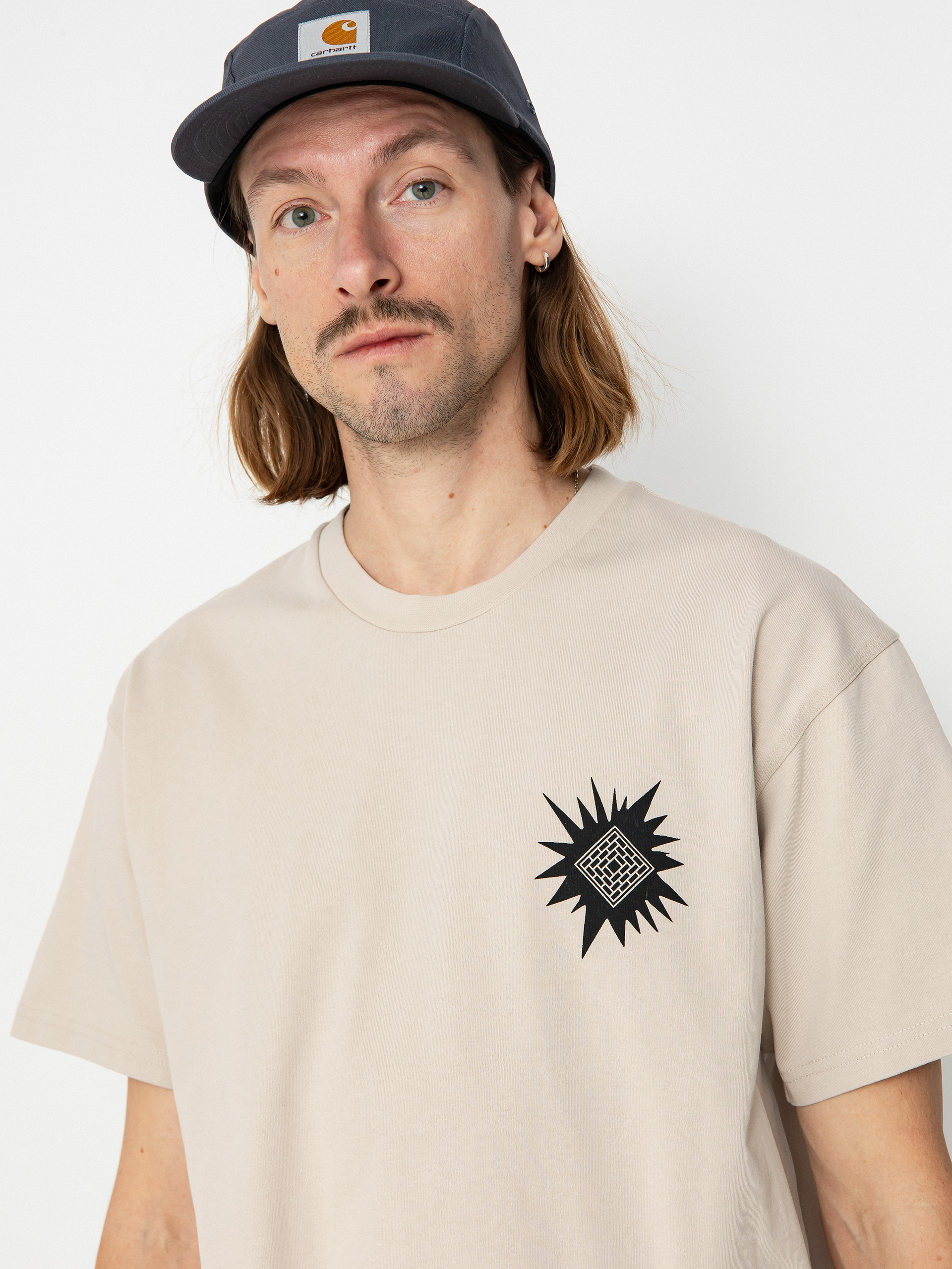 Tricou The National Skateboard Co Office Politics Logo (sand)