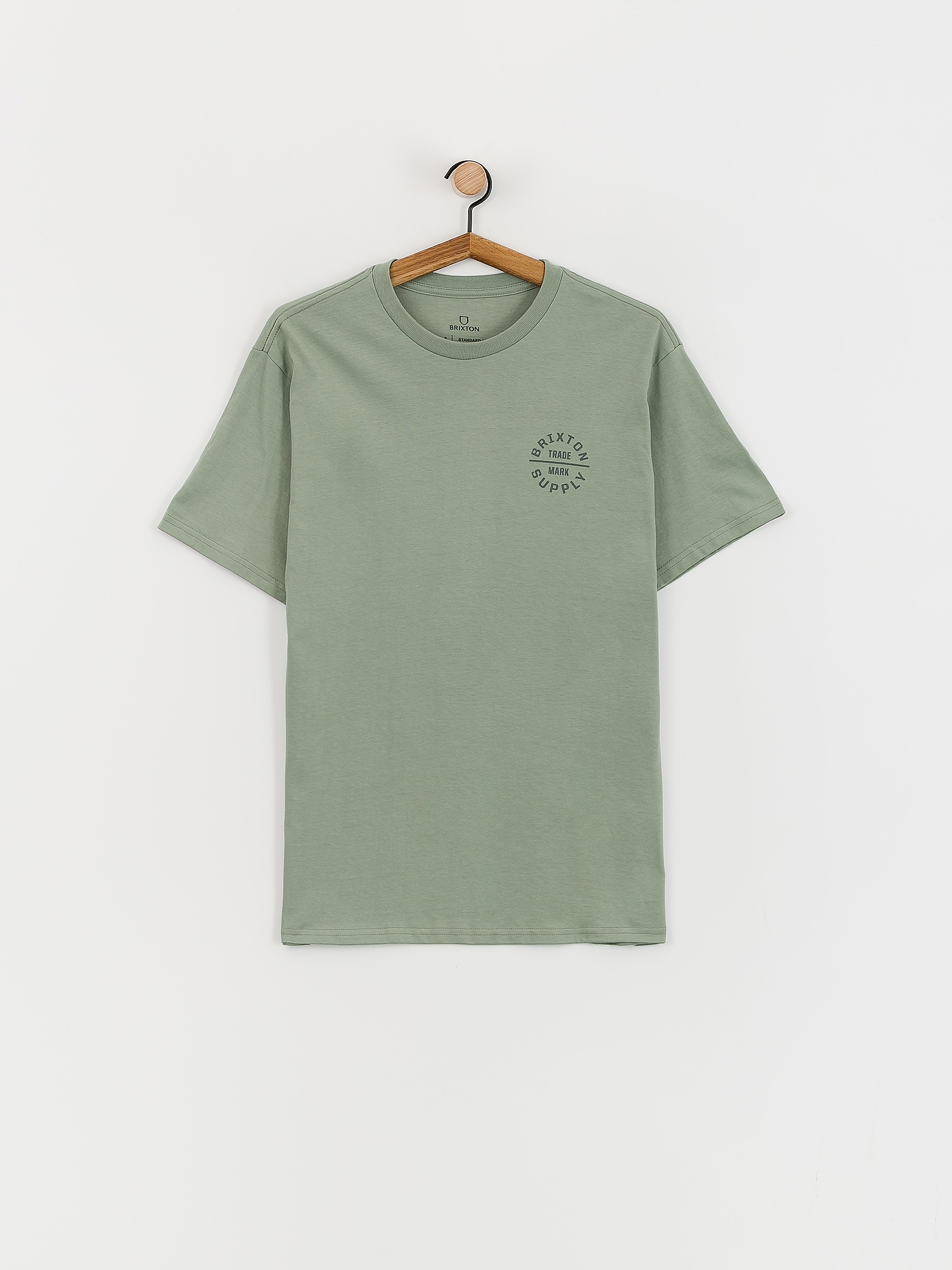 Tricou Brixton Oath V Stt (chinois green/charcoal)