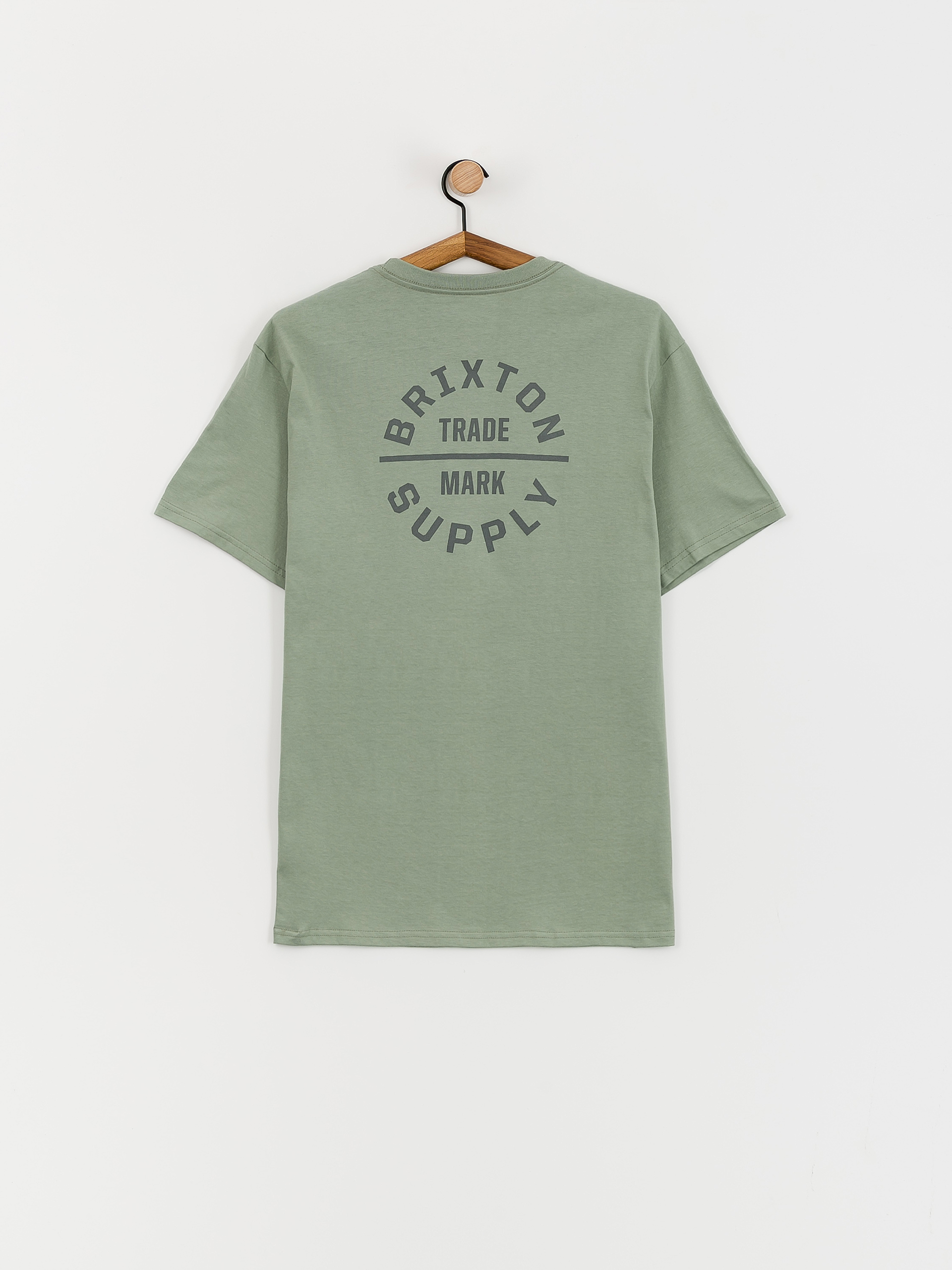 Tricou Brixton Oath V Stt (chinois green/charcoal)