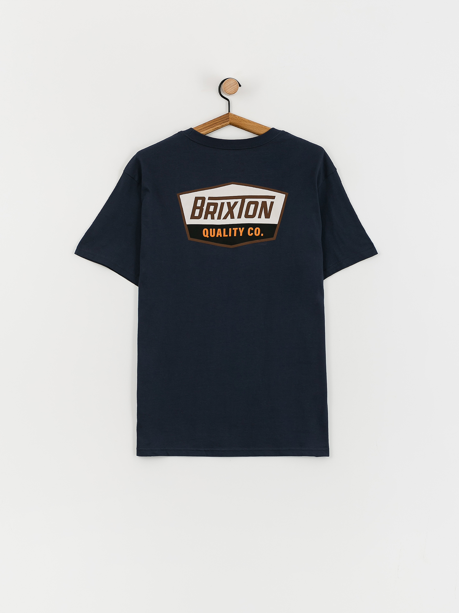 Tricou Brixton Regal Stt (washed navy/sepia)