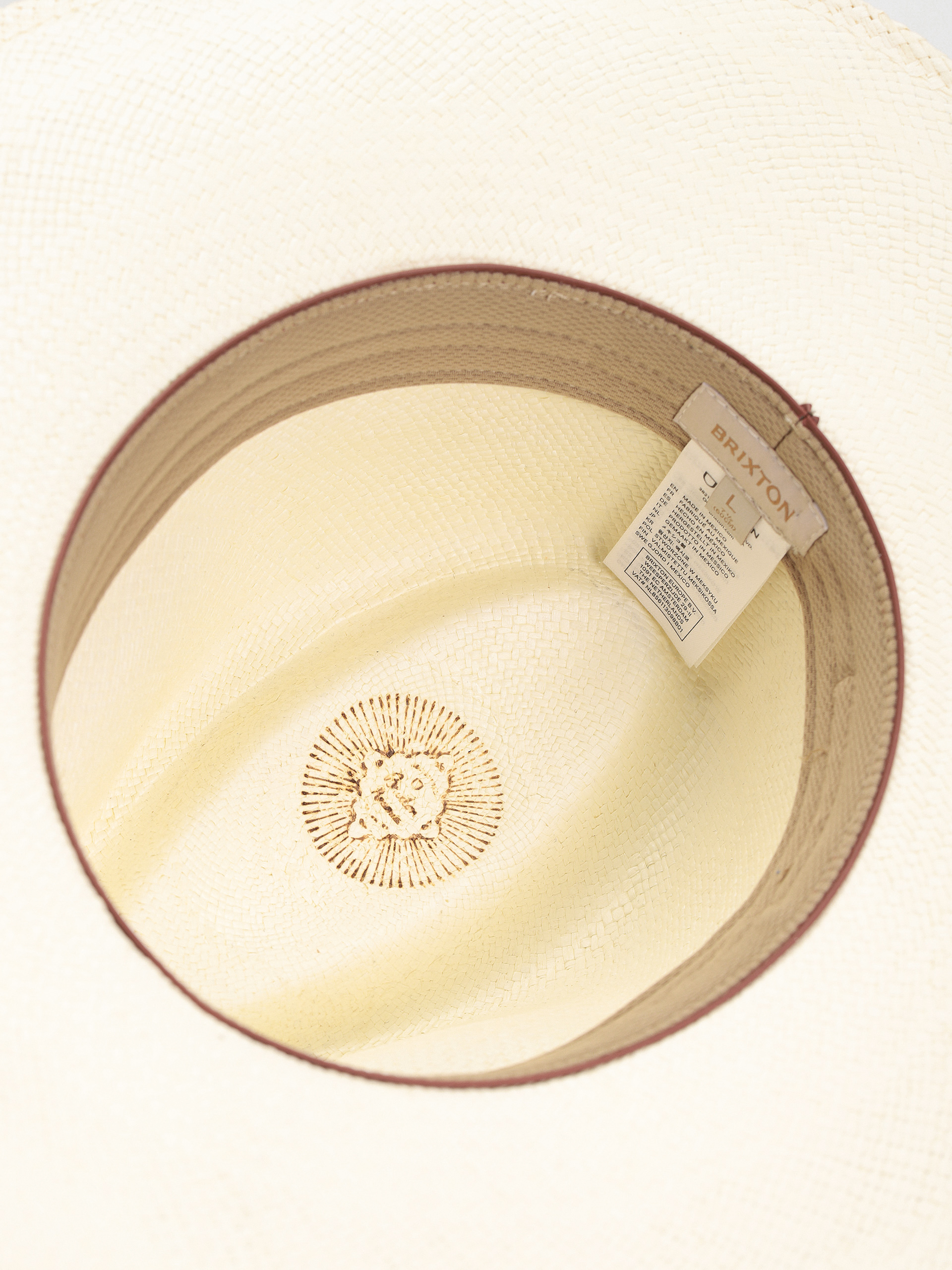 Pălărie Brixton Harper Panama Strawt (panama white)