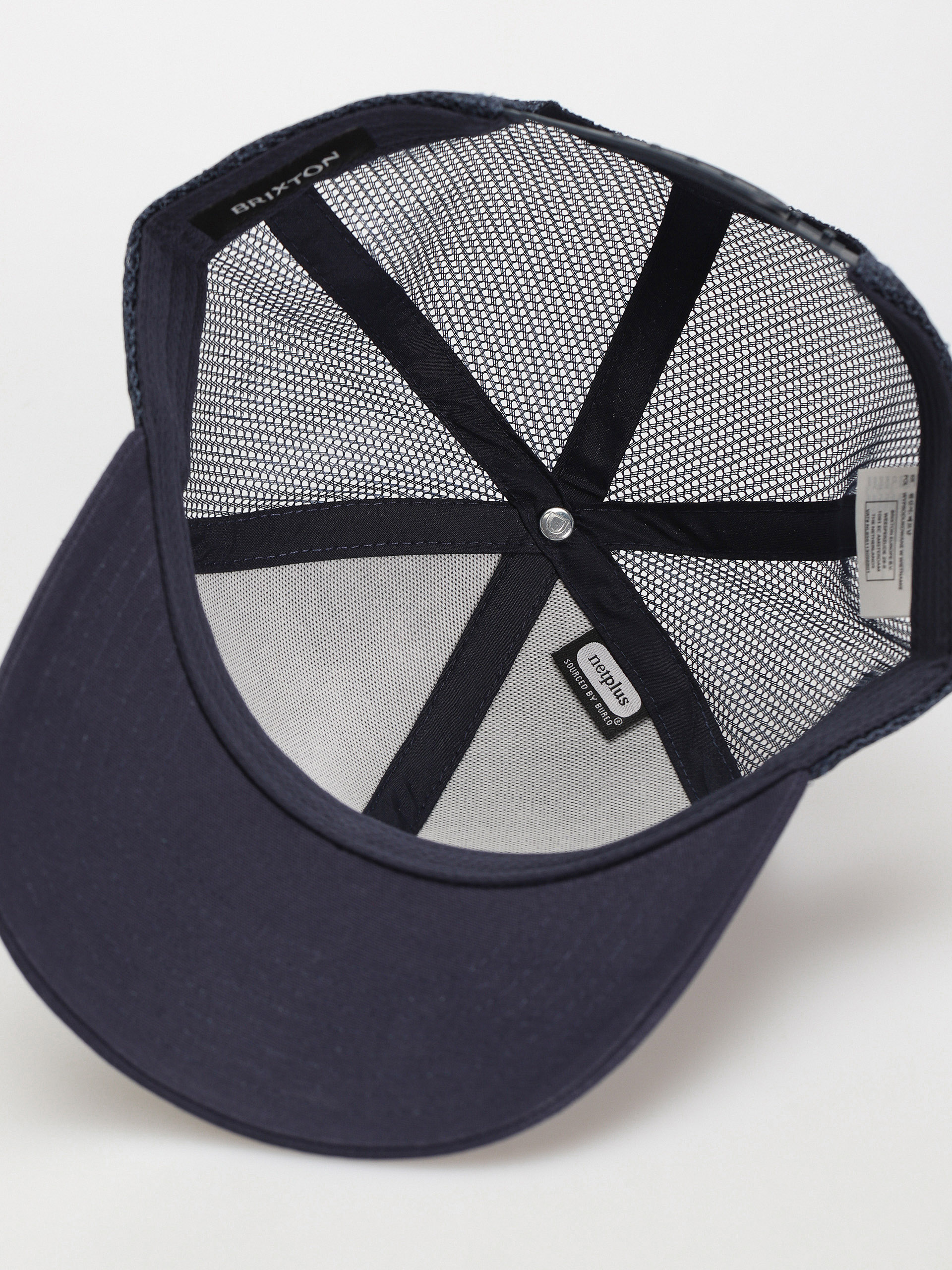 Șapcă Brixton Crest X Mp Mesh Cap (washed navy/navy)