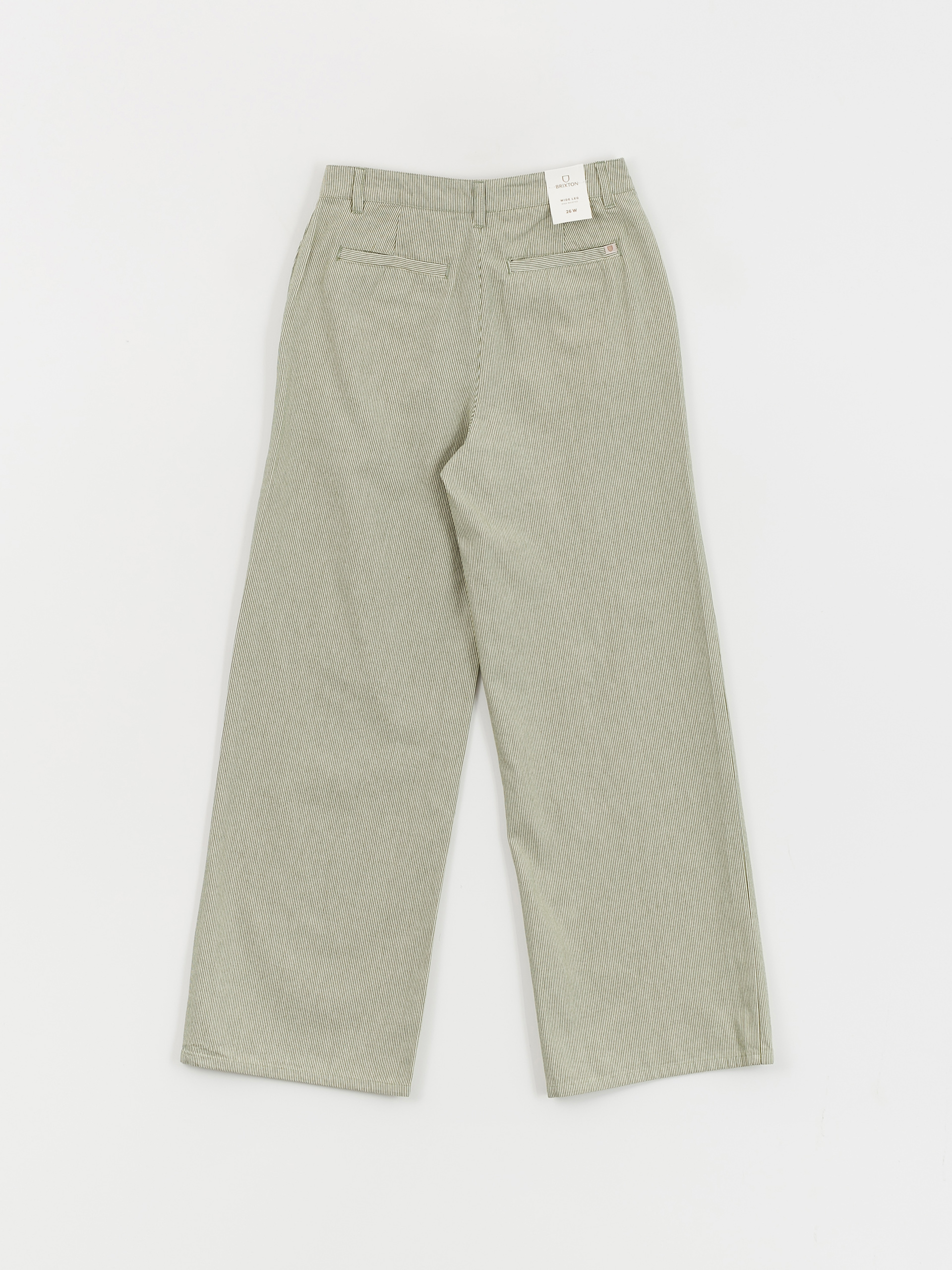 Pantaloni Brixton Victory Fl Wide Leg Wmn (sea kelp stripe)