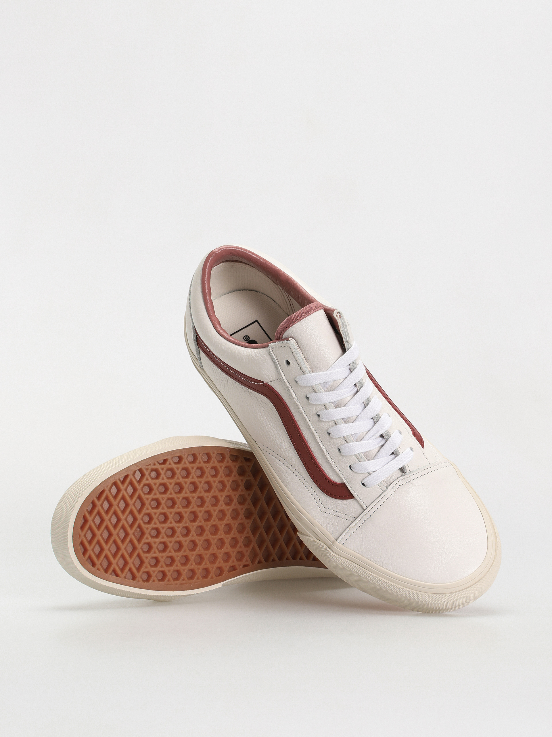 Pantofi Vans Old Skool (premium leather russet brown)