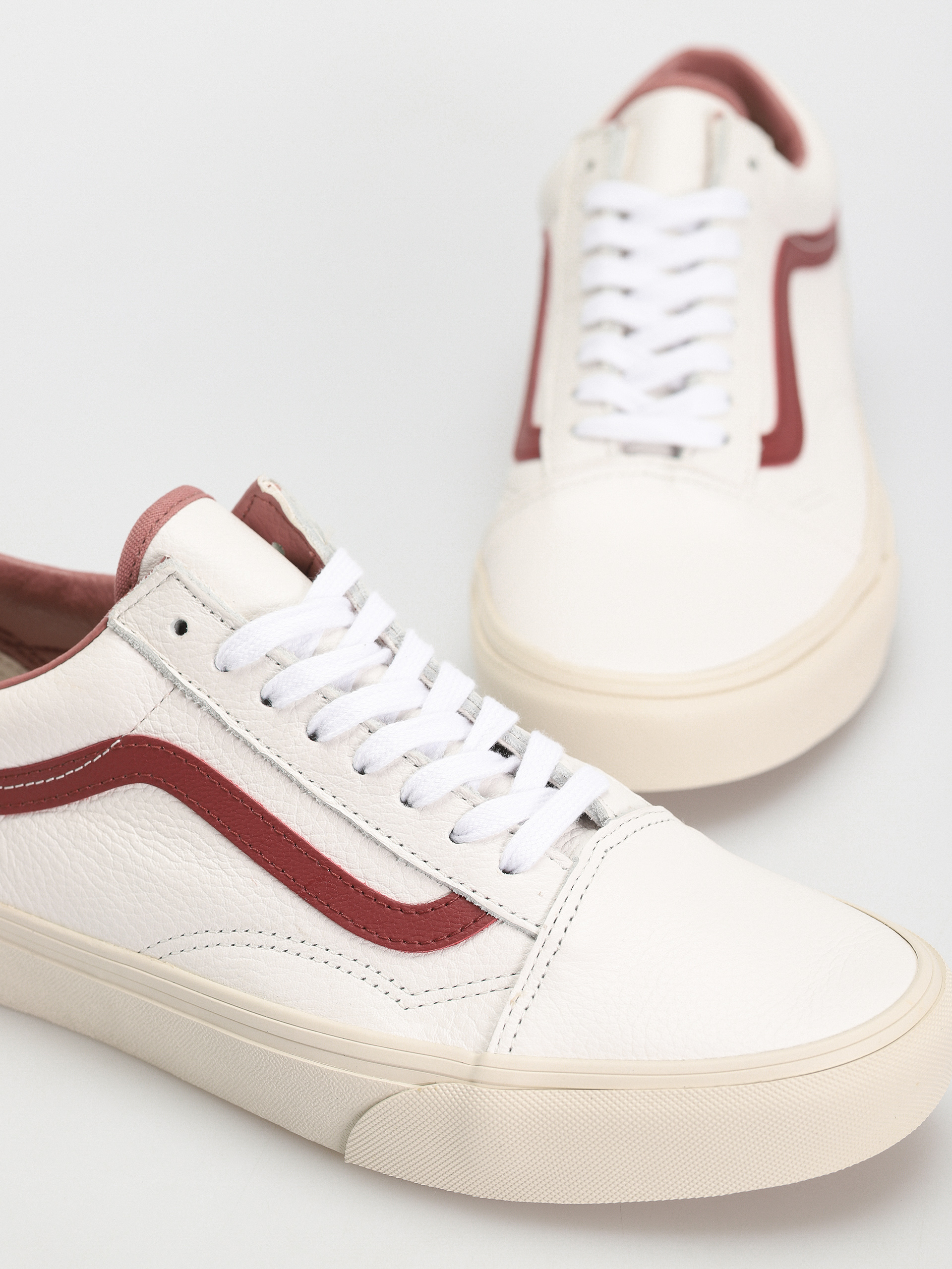 Pantofi Vans Old Skool (premium leather russet brown)