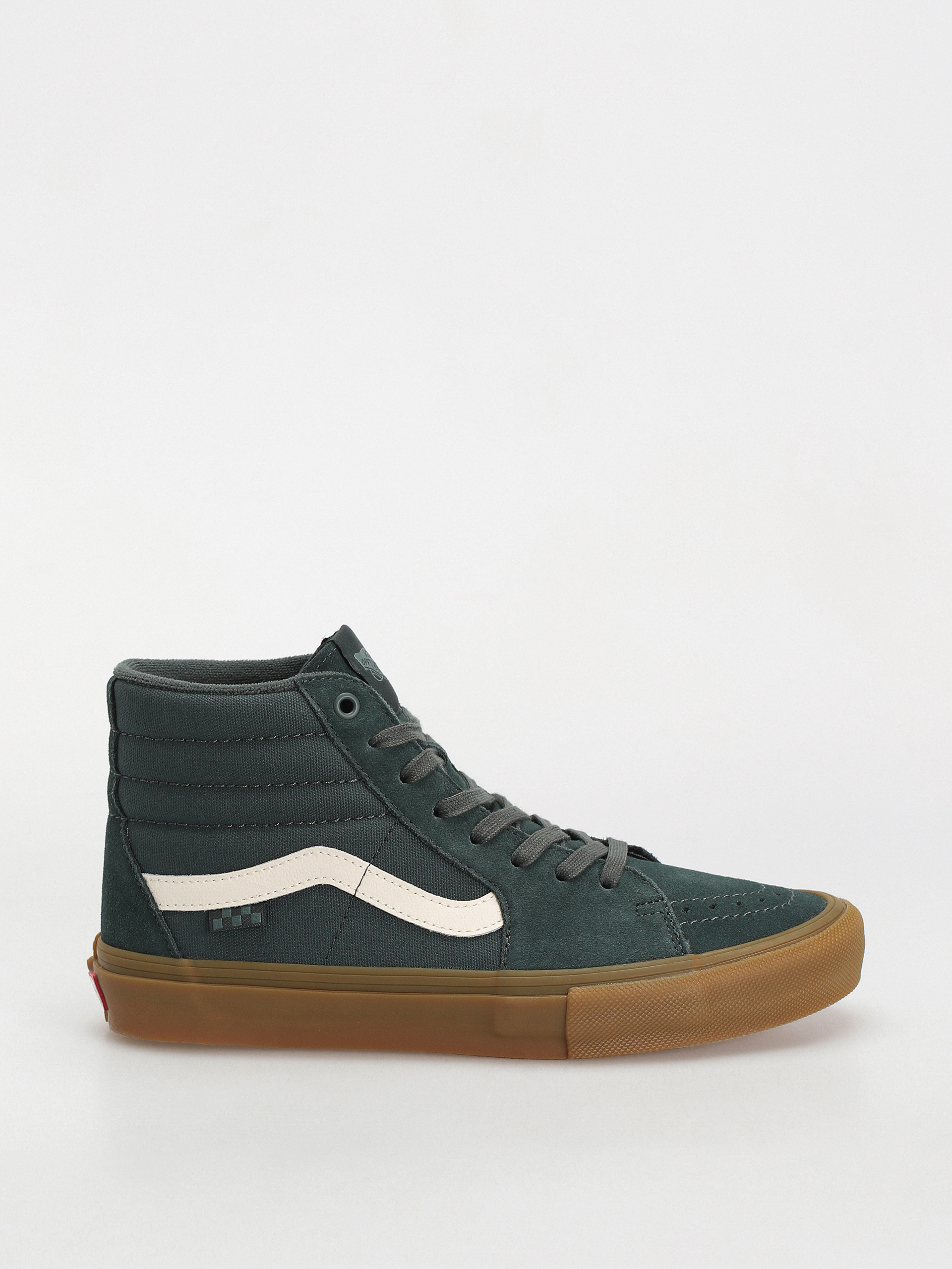 Pantofi Vans Skate Sk8 Hi (dark green/gum)