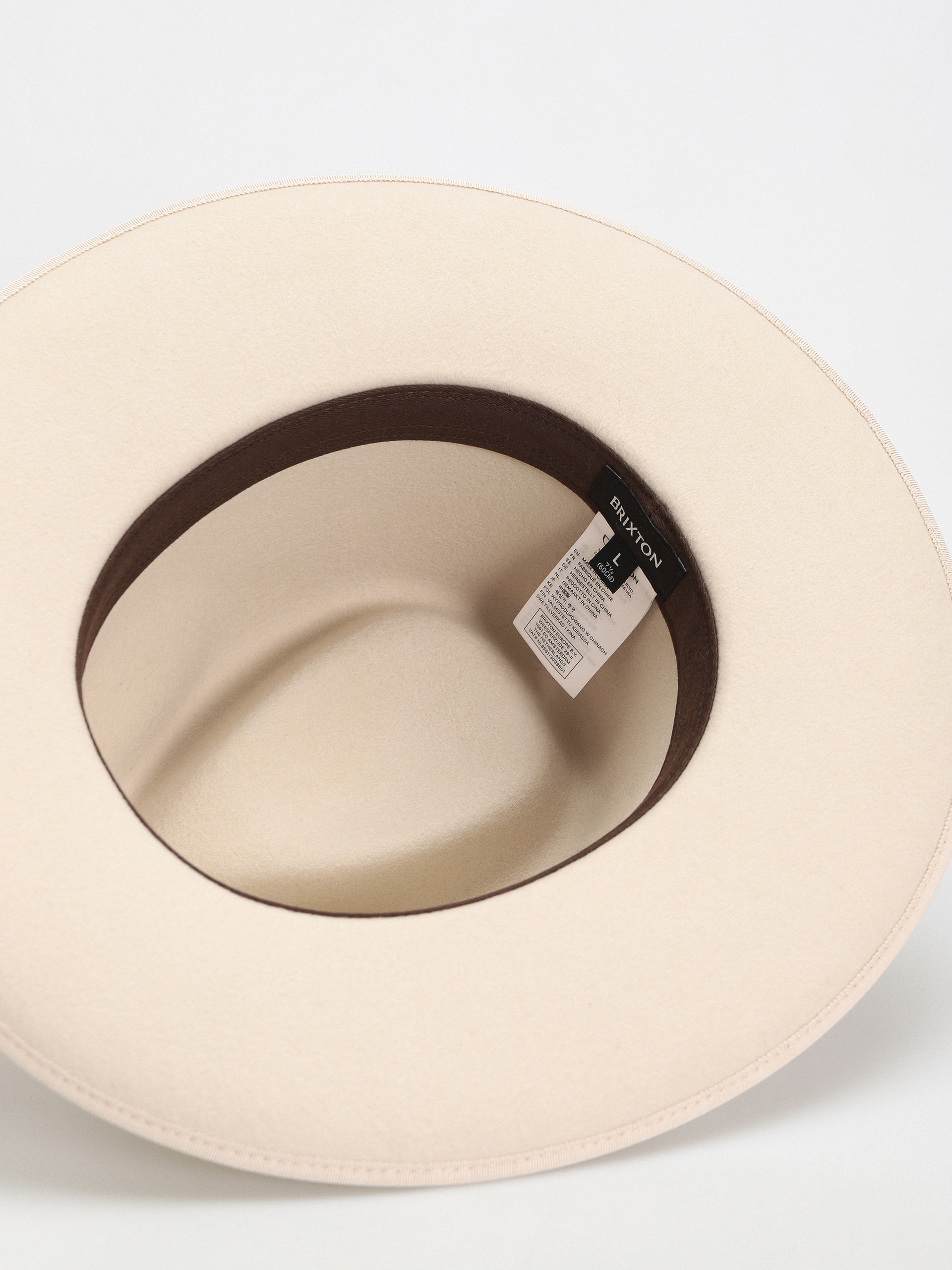 Pălărie Brixton Reno Fedora (dove/dove)