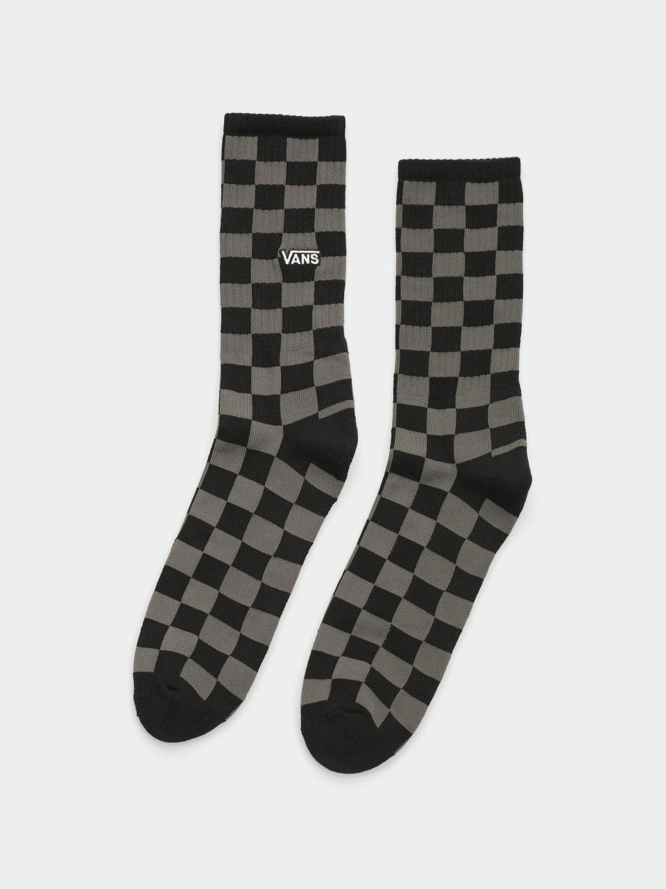 Șosete Vans Checkerboard Crew (black/charcoal)